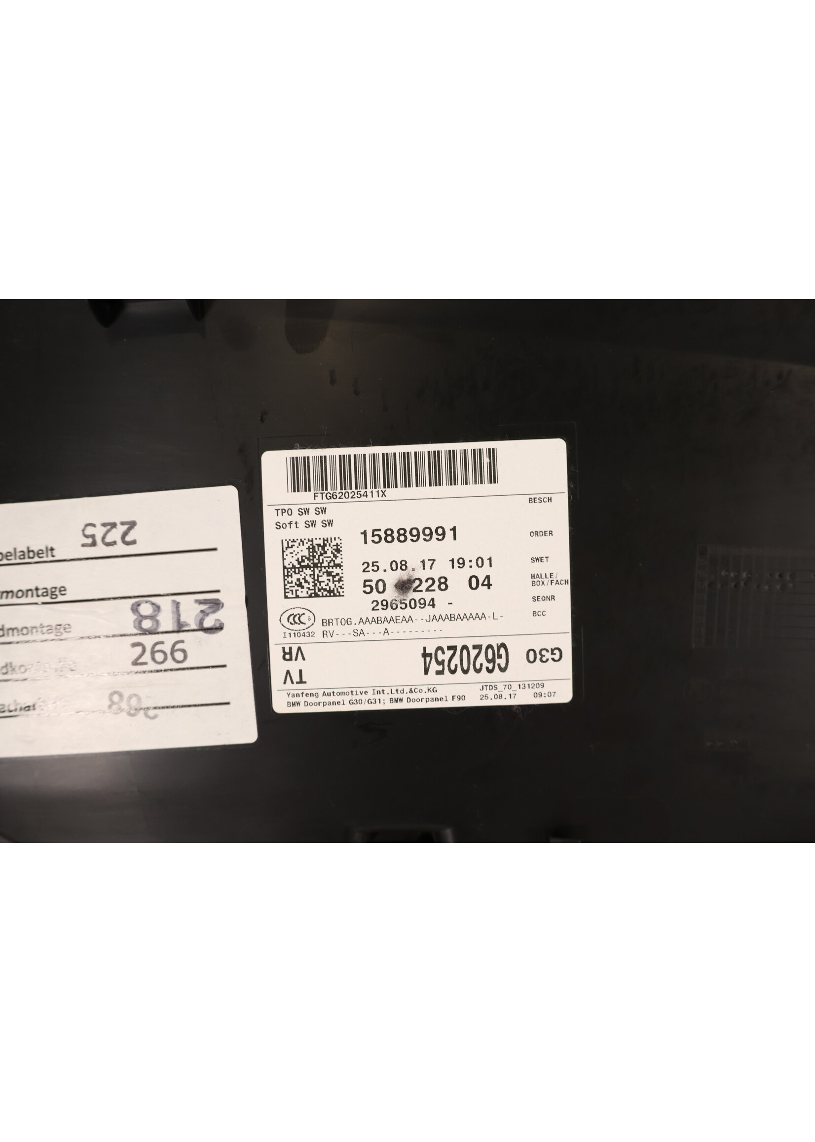 BMW BMW 5 Serie G30 G31 Compleet deurpaneel rechts voor 51417992978 51417992982
