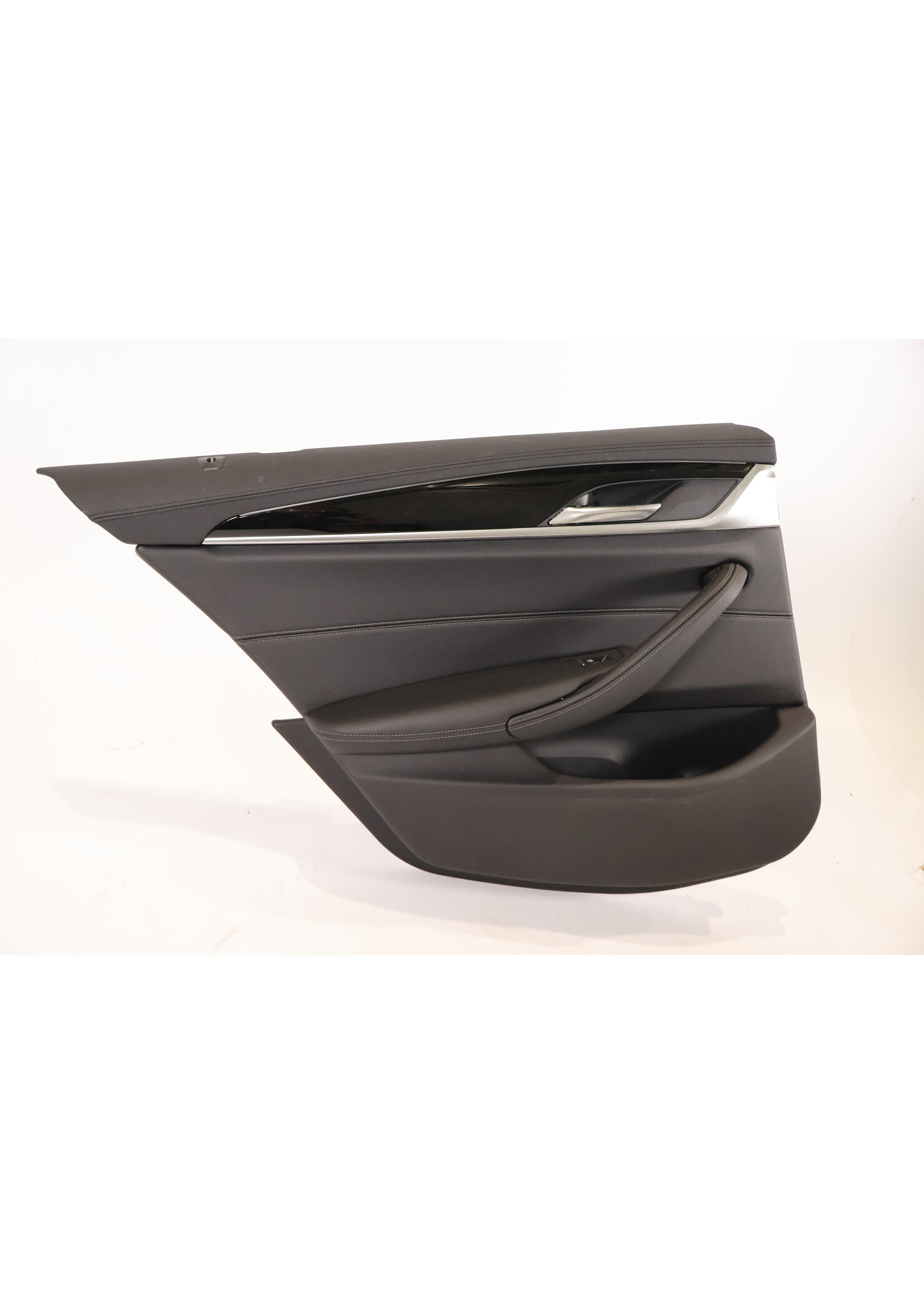 BMW BMW 5 Serie G31 Compleet deurpaneel links achter zwart leder