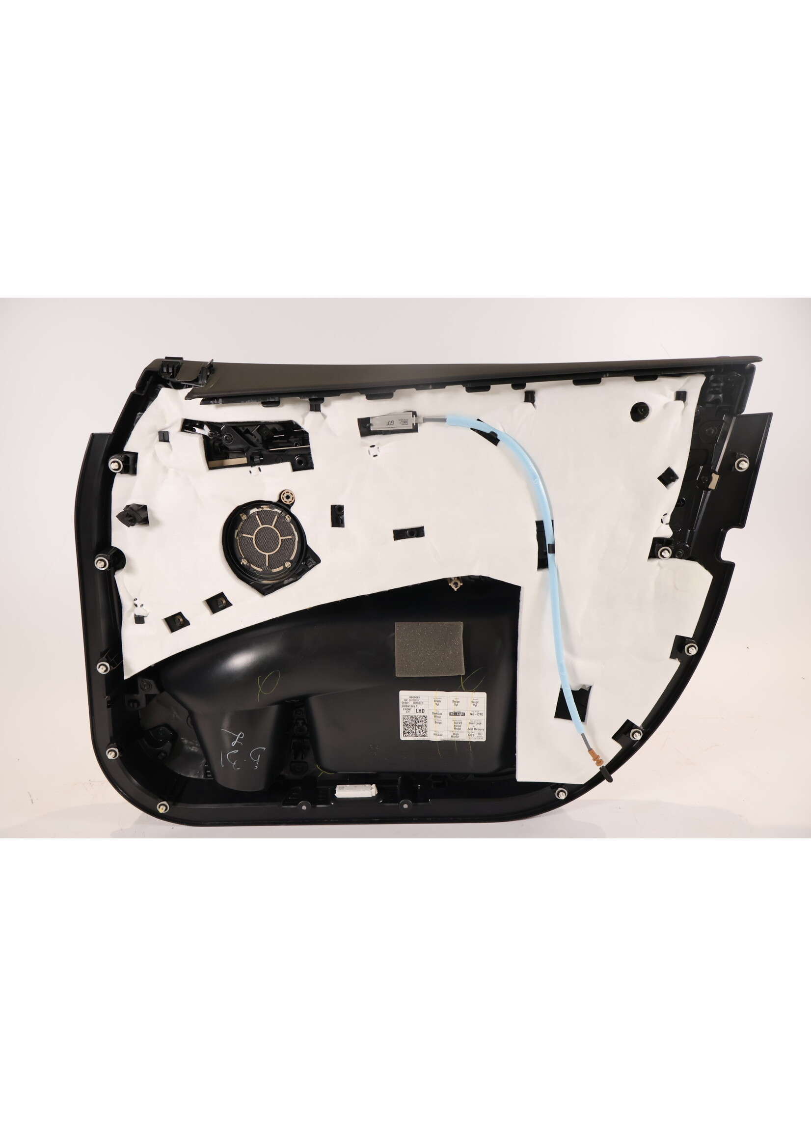 BMW  BMW X3 G01 Complete door panel beige leather / DarkOak wood front left