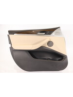BMW BMW X3 G01 Complete door panel beige leather / DarkOak wood front left