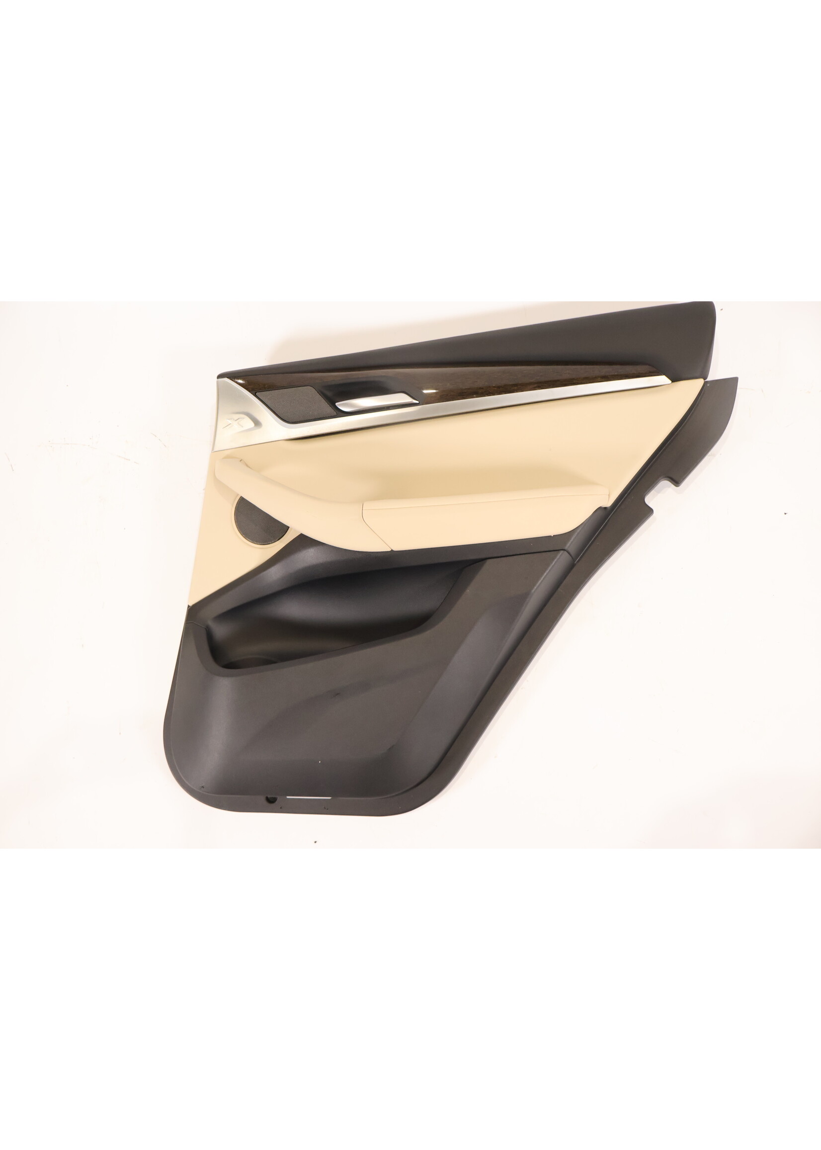 BMW BMW X3 G01 Compleet deurpaneel beige leder / DarkOak wood rechts achter 7410264