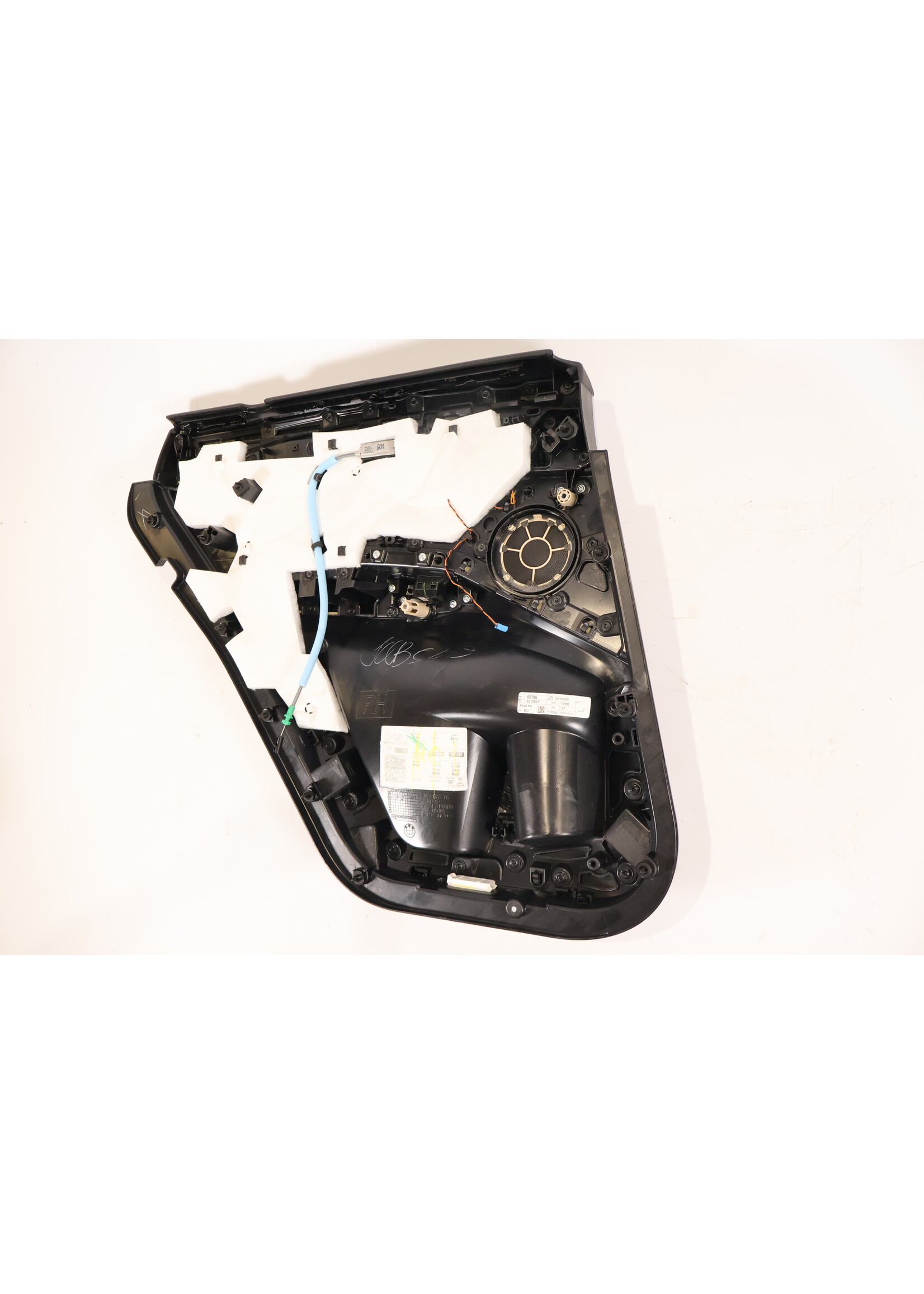 BMW BMW X3 G01 Komplette Türverkleidung Beige Leder / DarkOak Holz rechts hinten 7410264