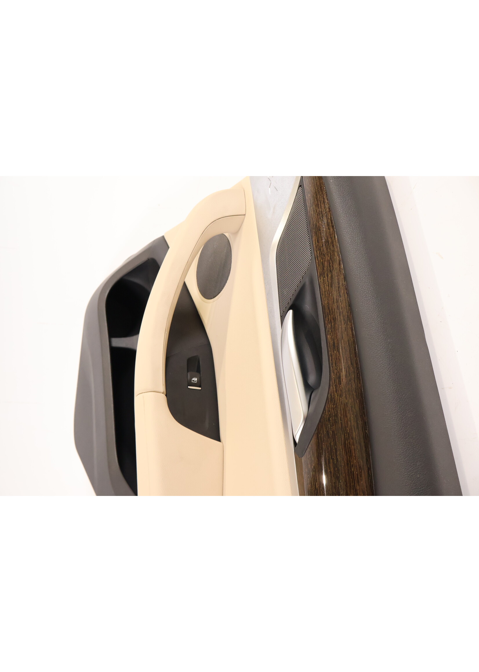 BMW BMW X3 G01 Compleet deurpaneel beige leder / DarkOak wood rechts achter 7410264