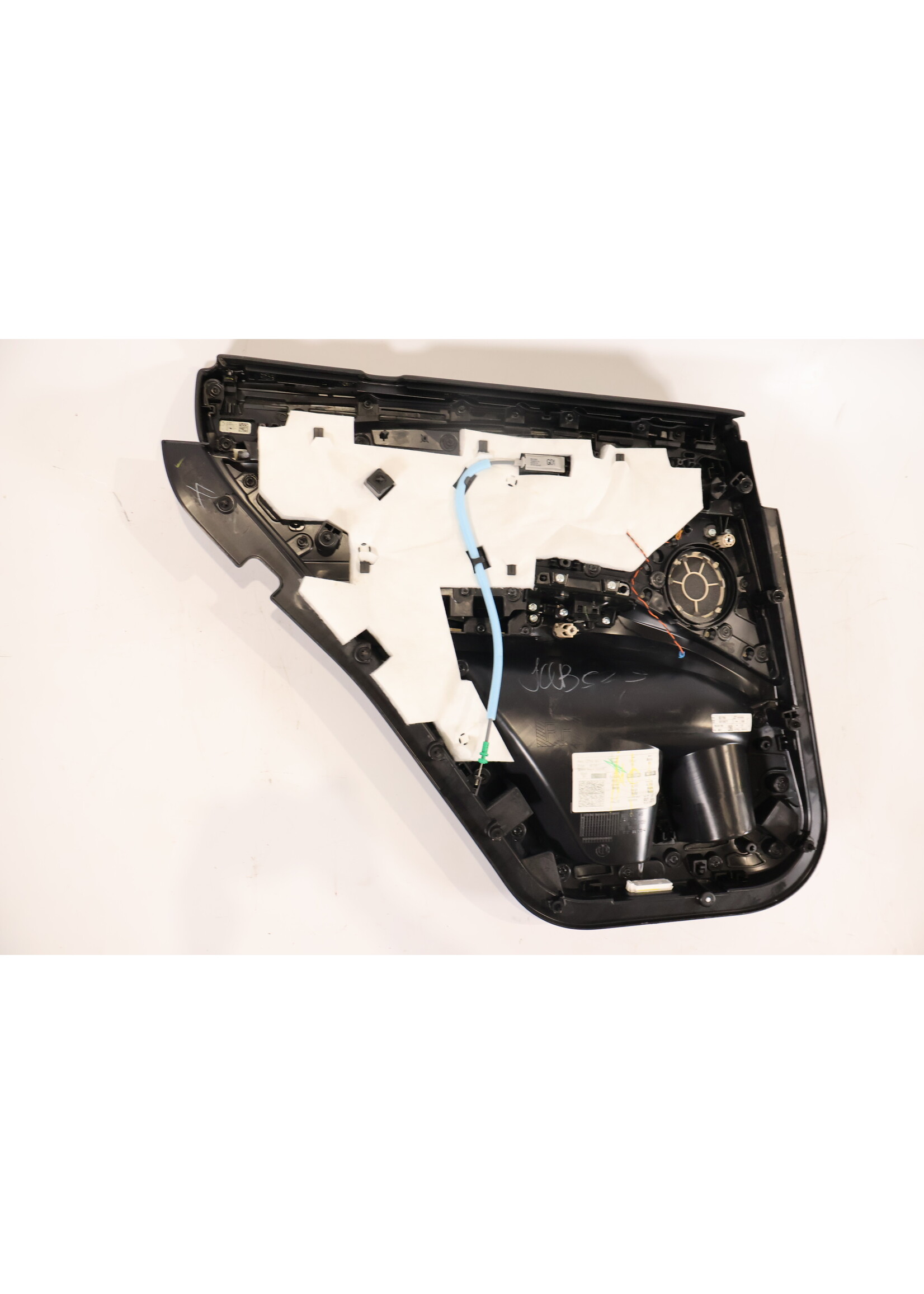 BMW  BMW X3 G01 Complete door panel beige leather / DarkOak wood rear right 7410264