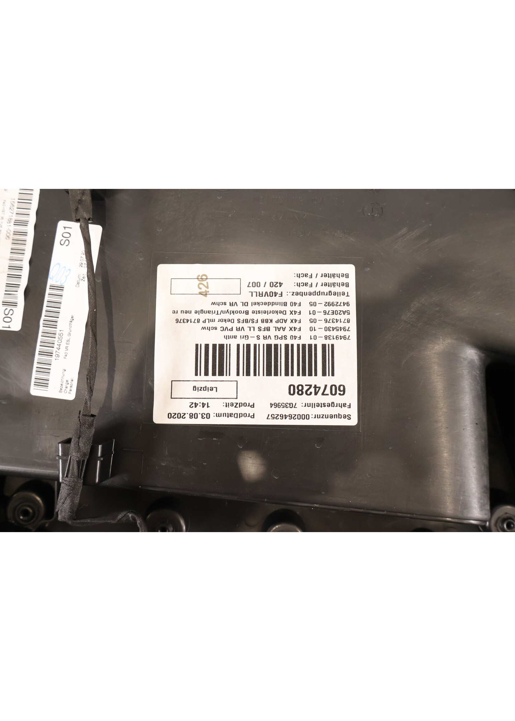 BMW BMW 1 Serie F40 Compleet deurpaneel rechts voor  156231231 5141F011234 F011234