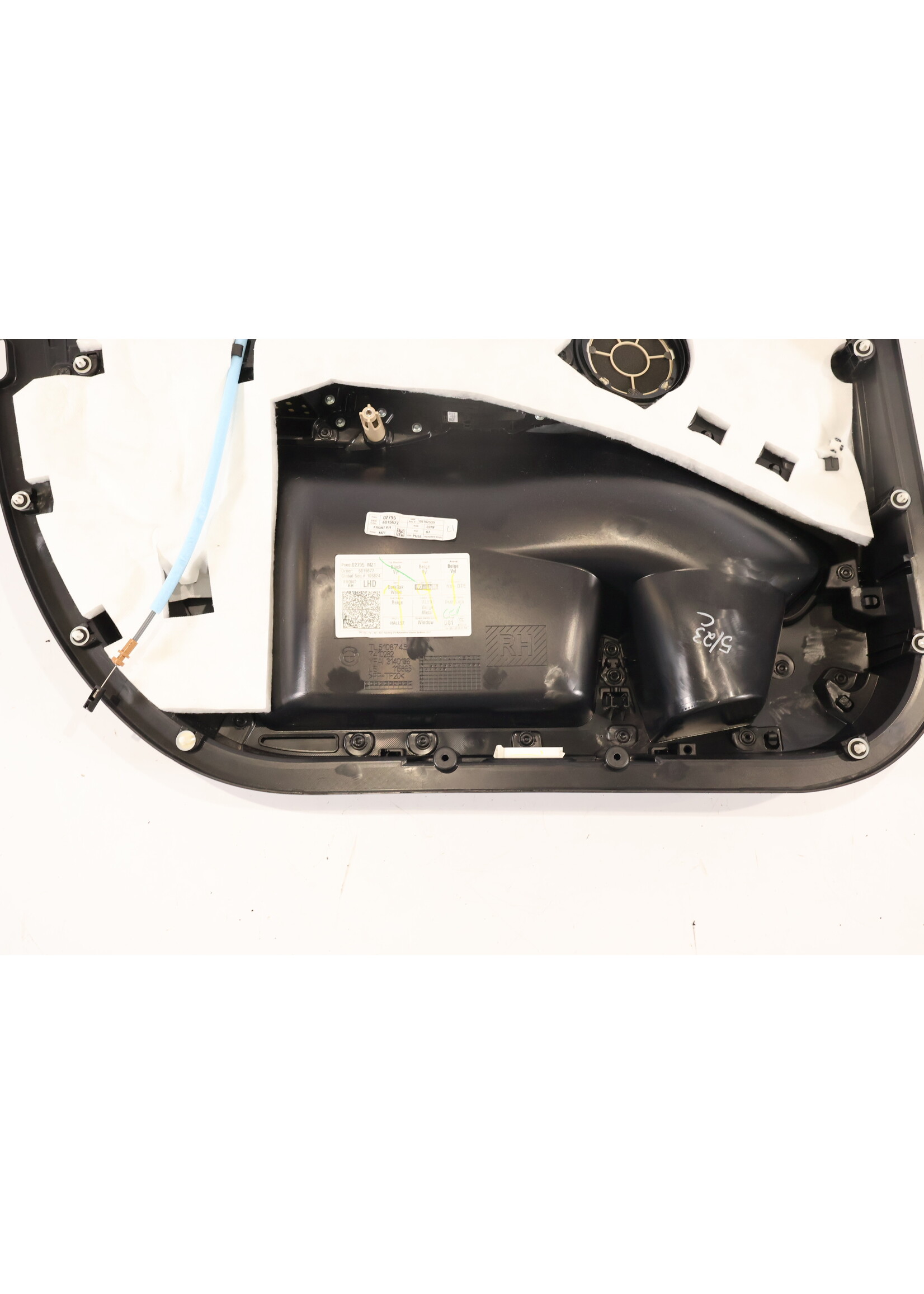 BMW BMW X3 G01 Komplette Türverkleidung Beige Leder / DarkOak Holz rechts vorne tl5108745 7410282