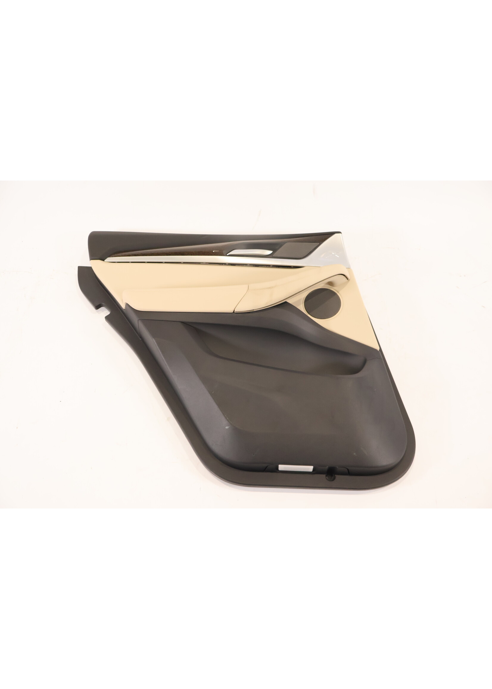 BMW  BMW X3 G01 Complete door panel beige leather / DarkOak wood rear left TL5108746