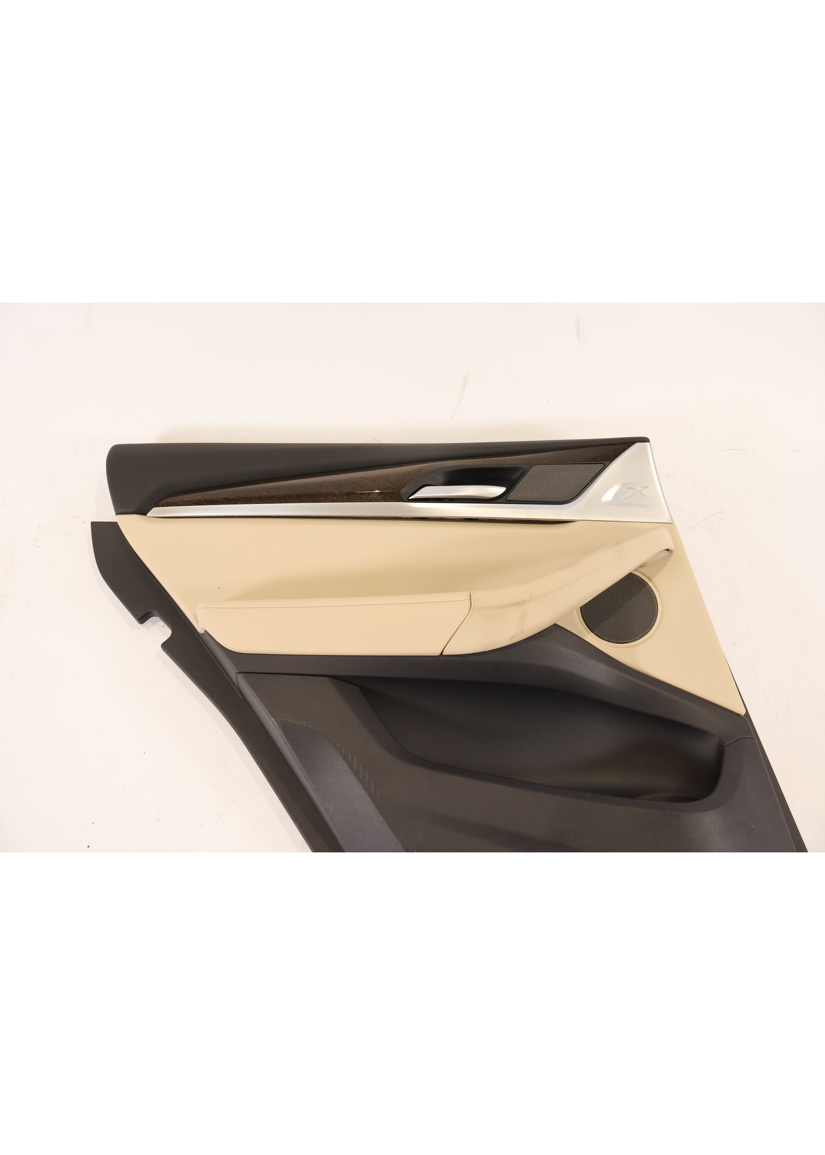 BMW BMW X3 G01 Komplette Türverkleidung Beige Leder / DarkOak Holz links hinten TL5108746