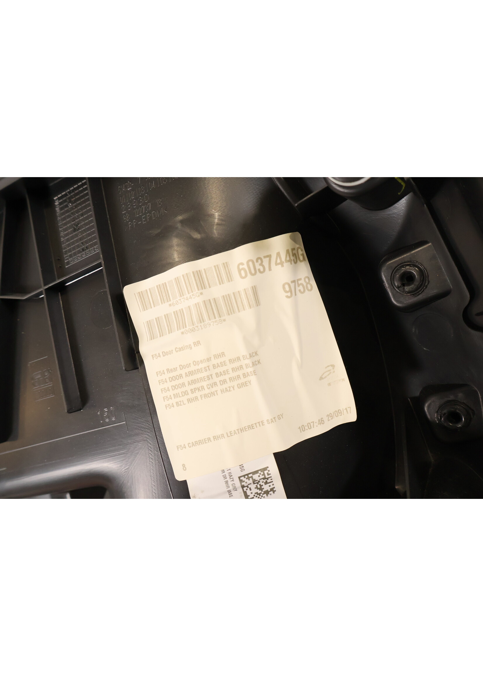 BMW MINI Clubman F54 Komplette Türverkleidung Leder hinten rechts 51427360890 7360890