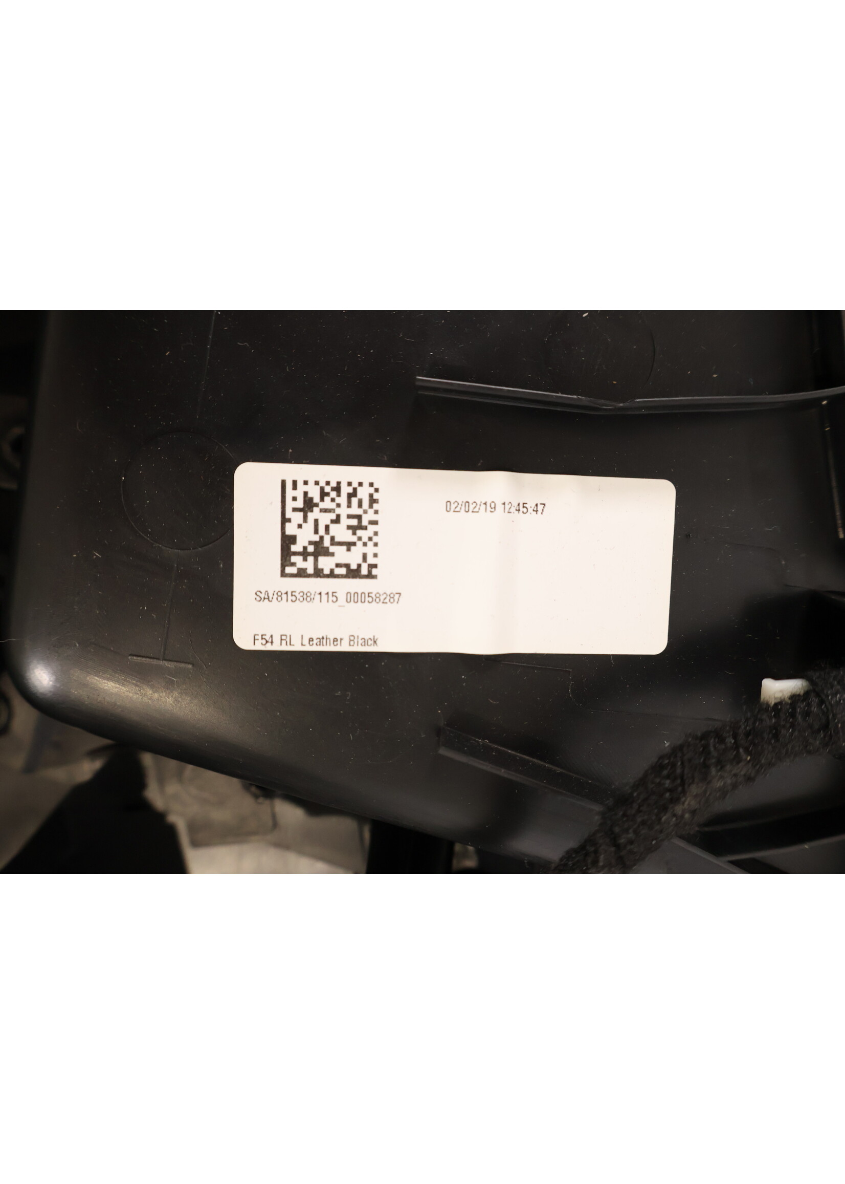 BMW MINI Clubman F54 Compleet deurpaneel leer zwart links achter