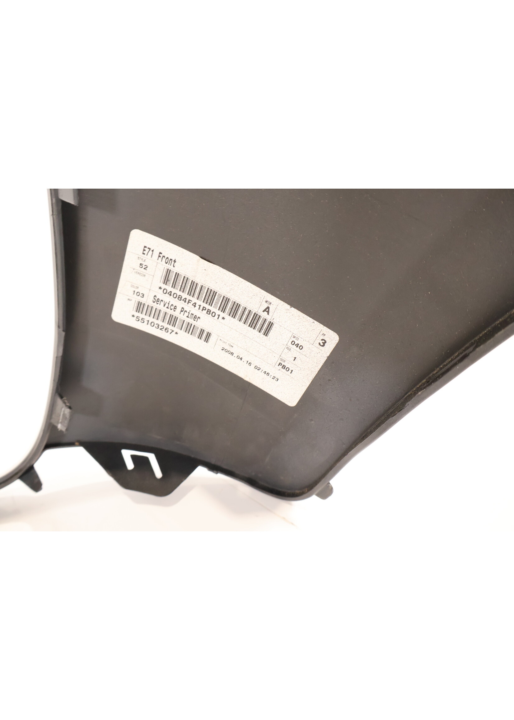 BMW BMW X6 E71 LCI Neue Frontstoßstange in schwarzer Farbe 51117052397 7052397