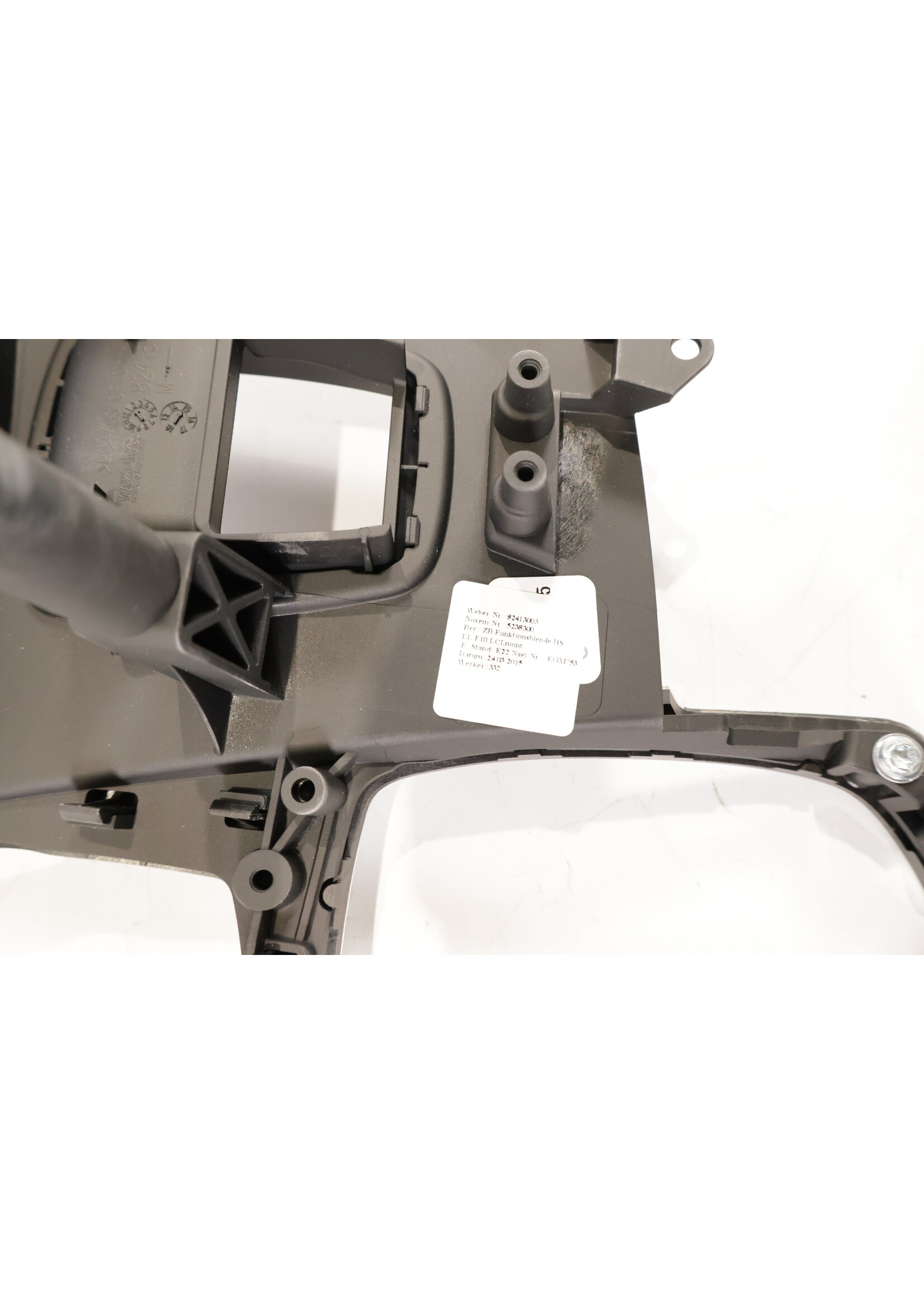 BMW BMW 5er F10 F11 LCI OEM Mittelkonsolenabdeckung Aluminium NEU! 51169288624