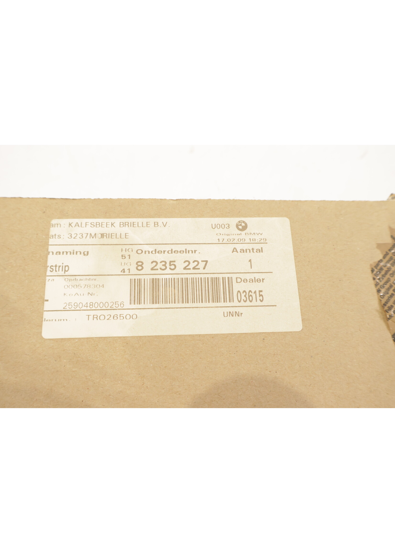 BMW BMW 3 Serie E46 OEM Deurpaneel sierlijst links voor 51418235227 8235227