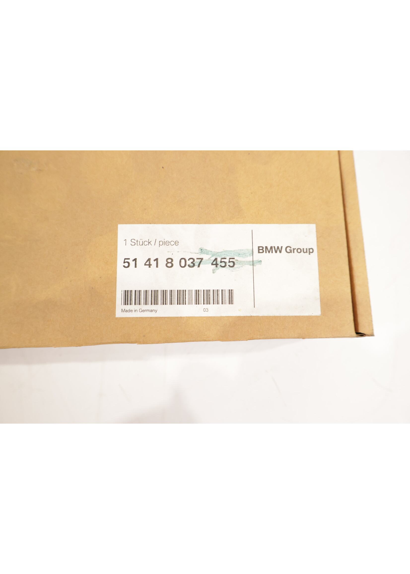 BMW BMW 1 Series E81 E82 E87 E88 OEM Door left handle cover NEW! 51418037455 8037455
