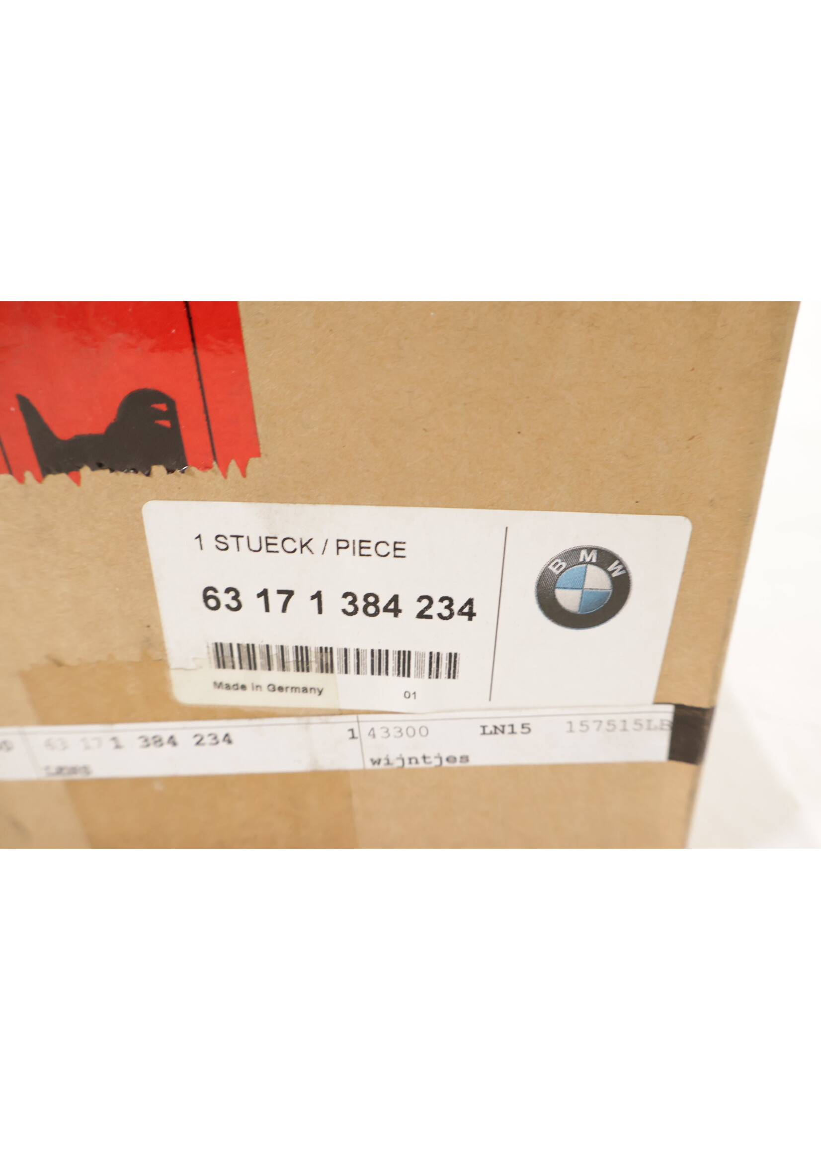 BMW BMW 5 serie E34 OEM Lamp lens rechts NIEUW! 63171384234