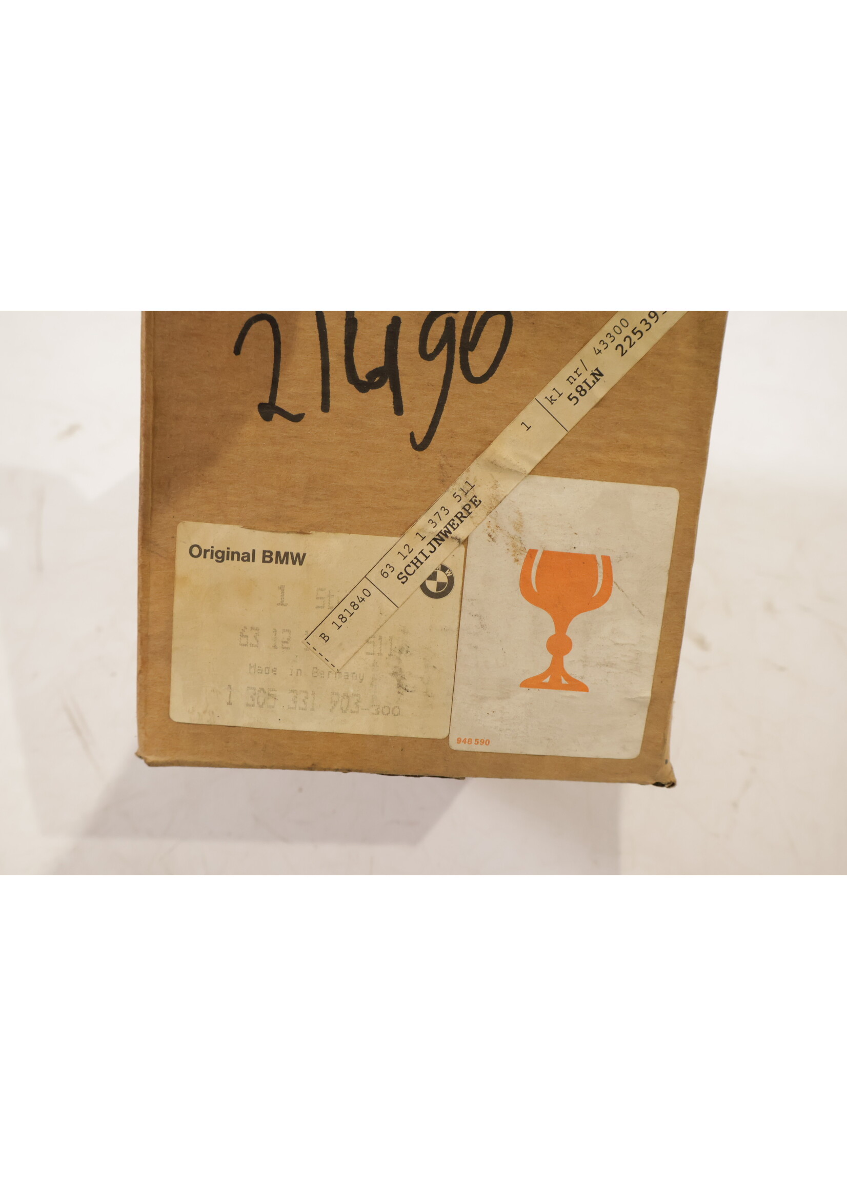 BMW BMW 3 Series E30 OEM Headlight glass high beam NEW! 63121373511 1373511