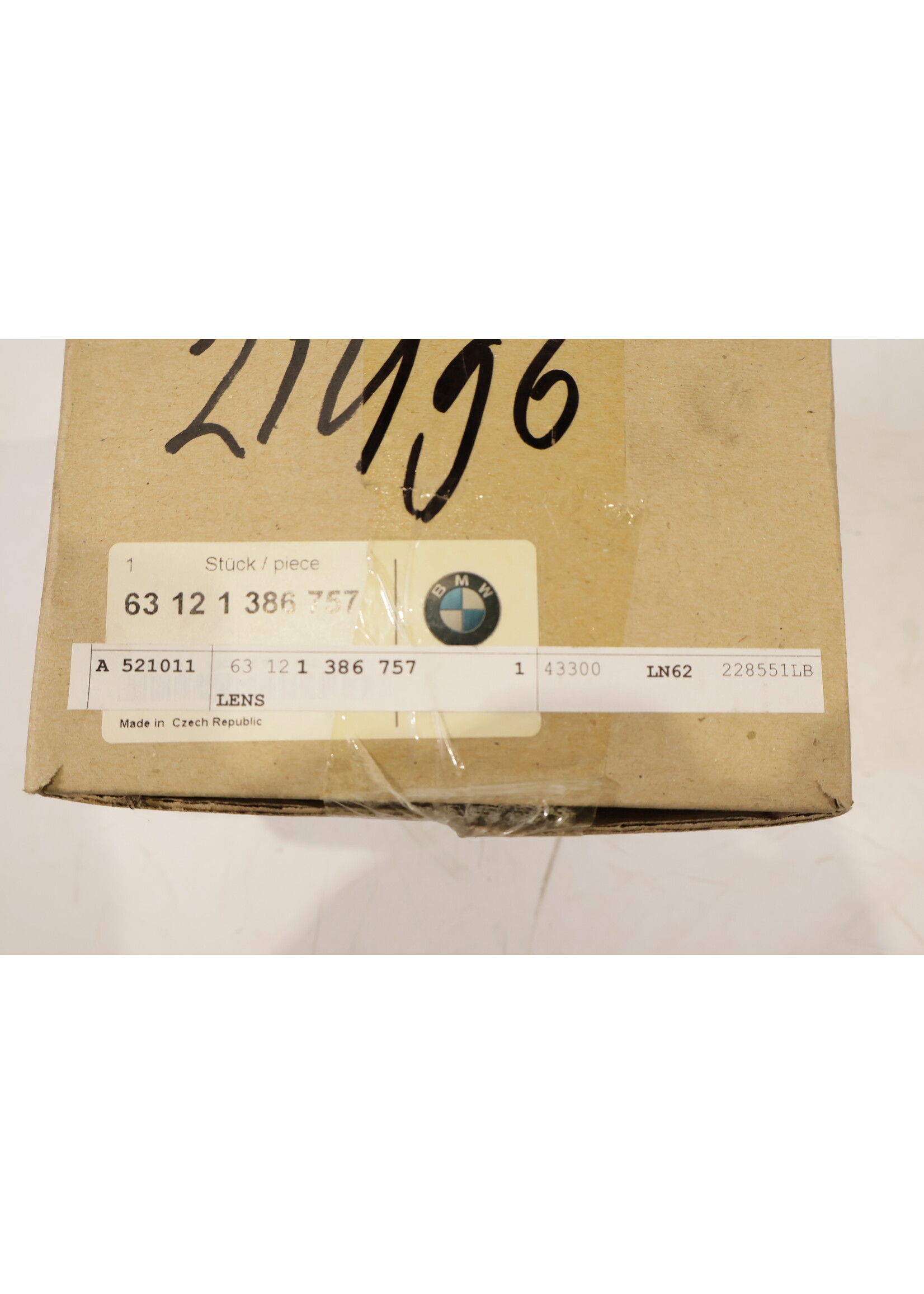 BMW BMW 3 Serie E30 OEM Koplampglas NIEUW! 63121386757 1386757