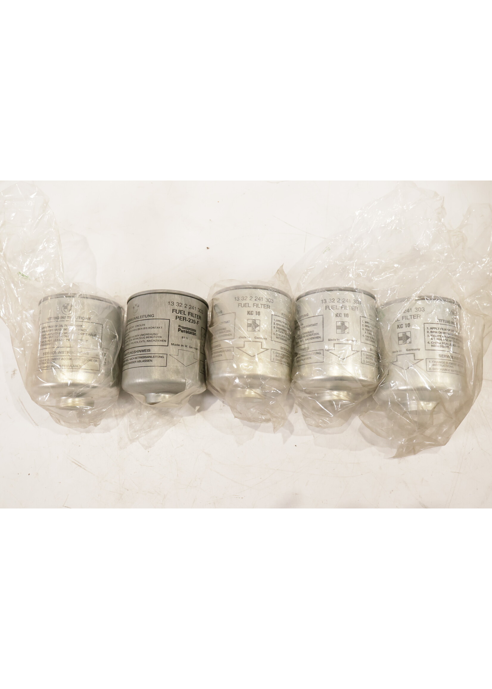 BMW BMW E30 E34 E38 524TD OEM Fuel Filter NEW! 13322241303 2241303