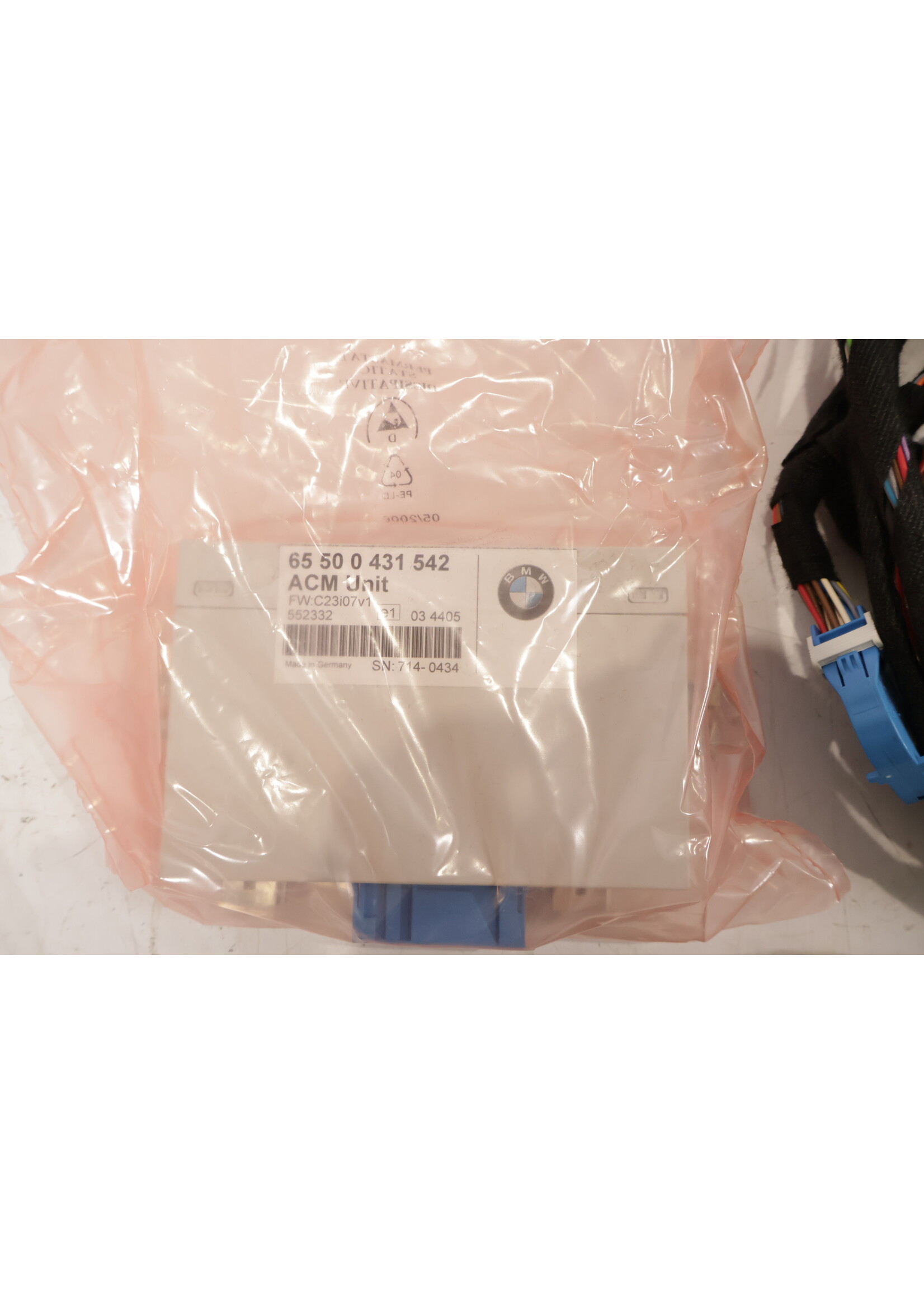 BMW BMW 3 + 5-serie E6x E9x OEM-uitbreidingsset Accessoire bedienings menu NIEUW! 65500431544