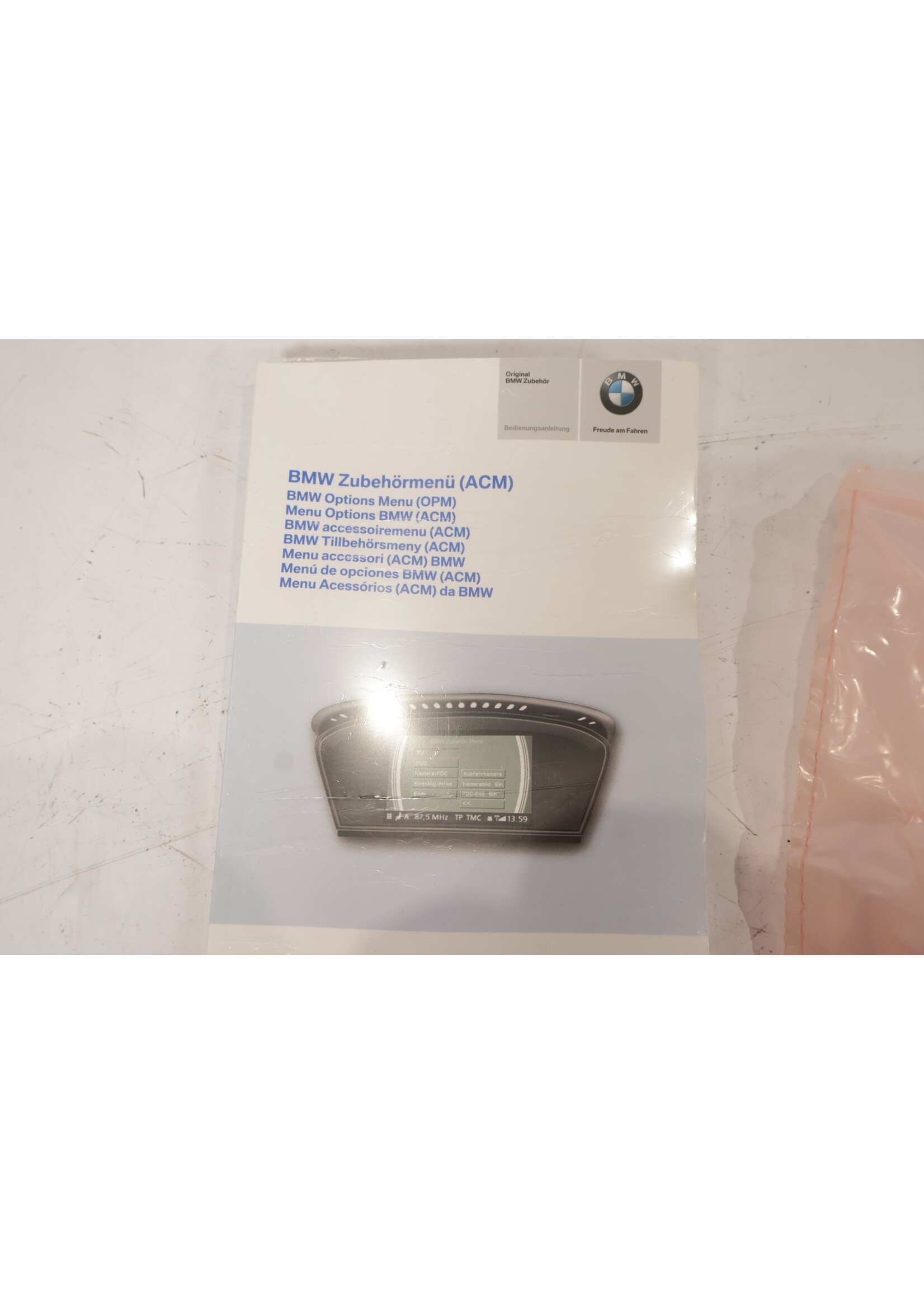 BMW BMW 3 + 5-serie E6x E9x OEM-uitbreidingsset Accessoire bedienings menu NIEUW! 65500431544