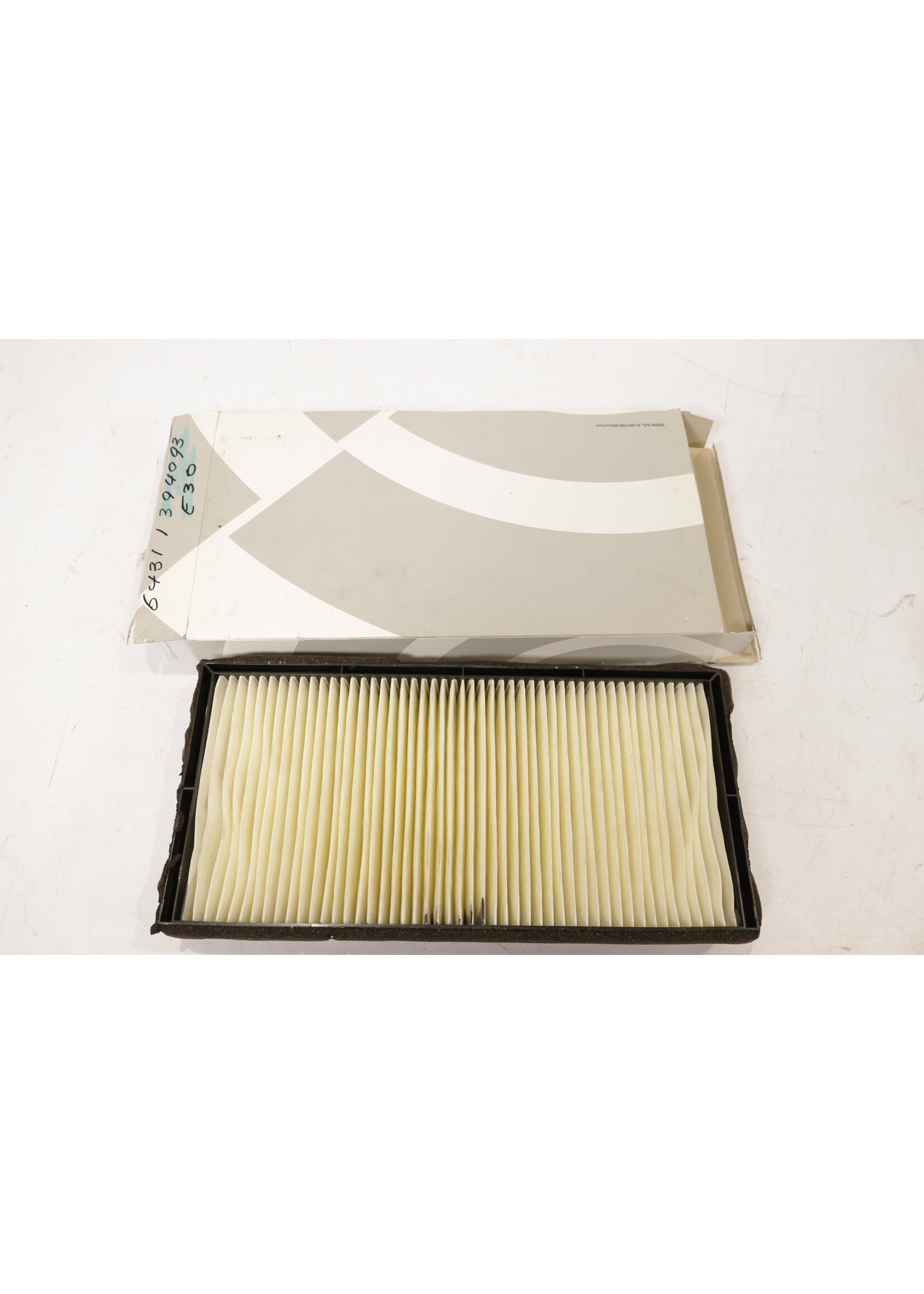 BMW BMW 3 Series E30 OEM Air filter intake NEW! 64311394093 1394093