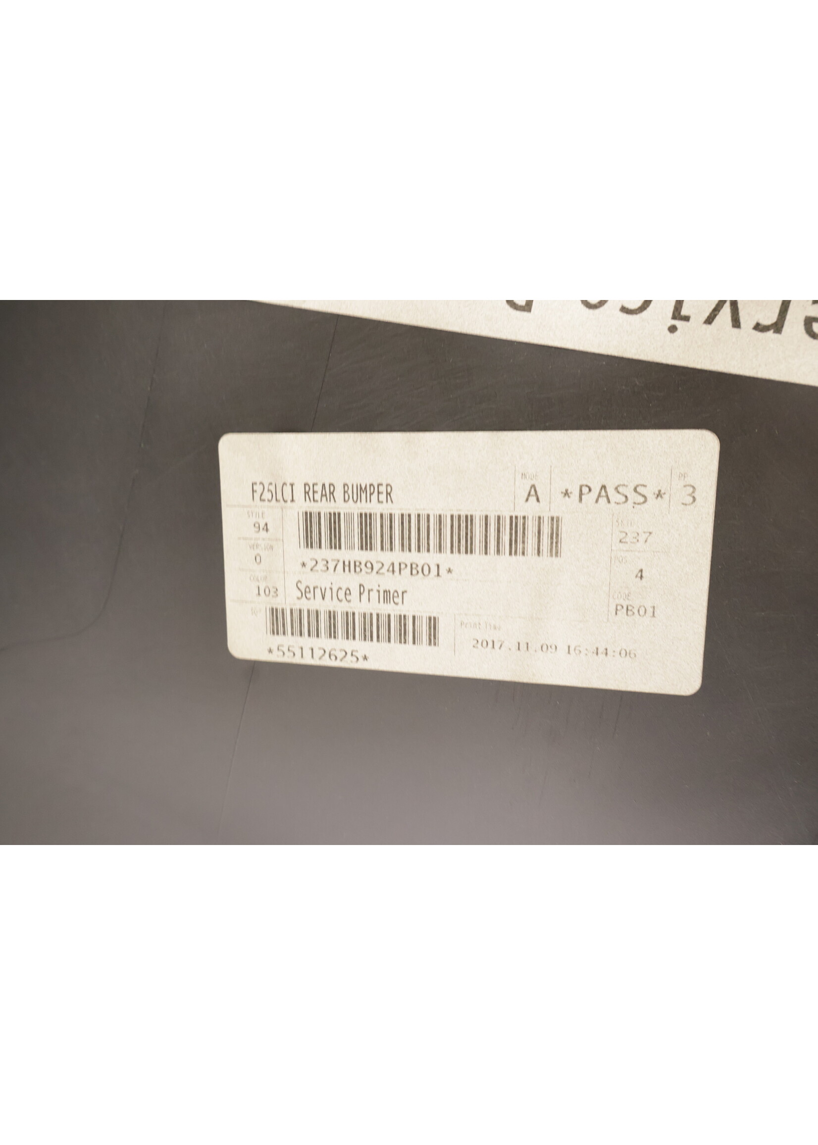 BMW BMW X3 F25 LCI OEM Achterbumper met PDC NIEUW! 51127392992