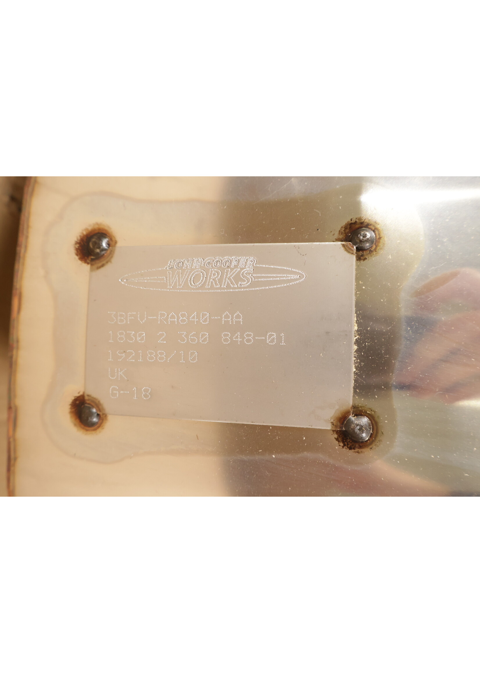 BMW MINI Cooper F55 OEM JCW PRO uitlaatsysteem met klep NIEUW! 11122360845