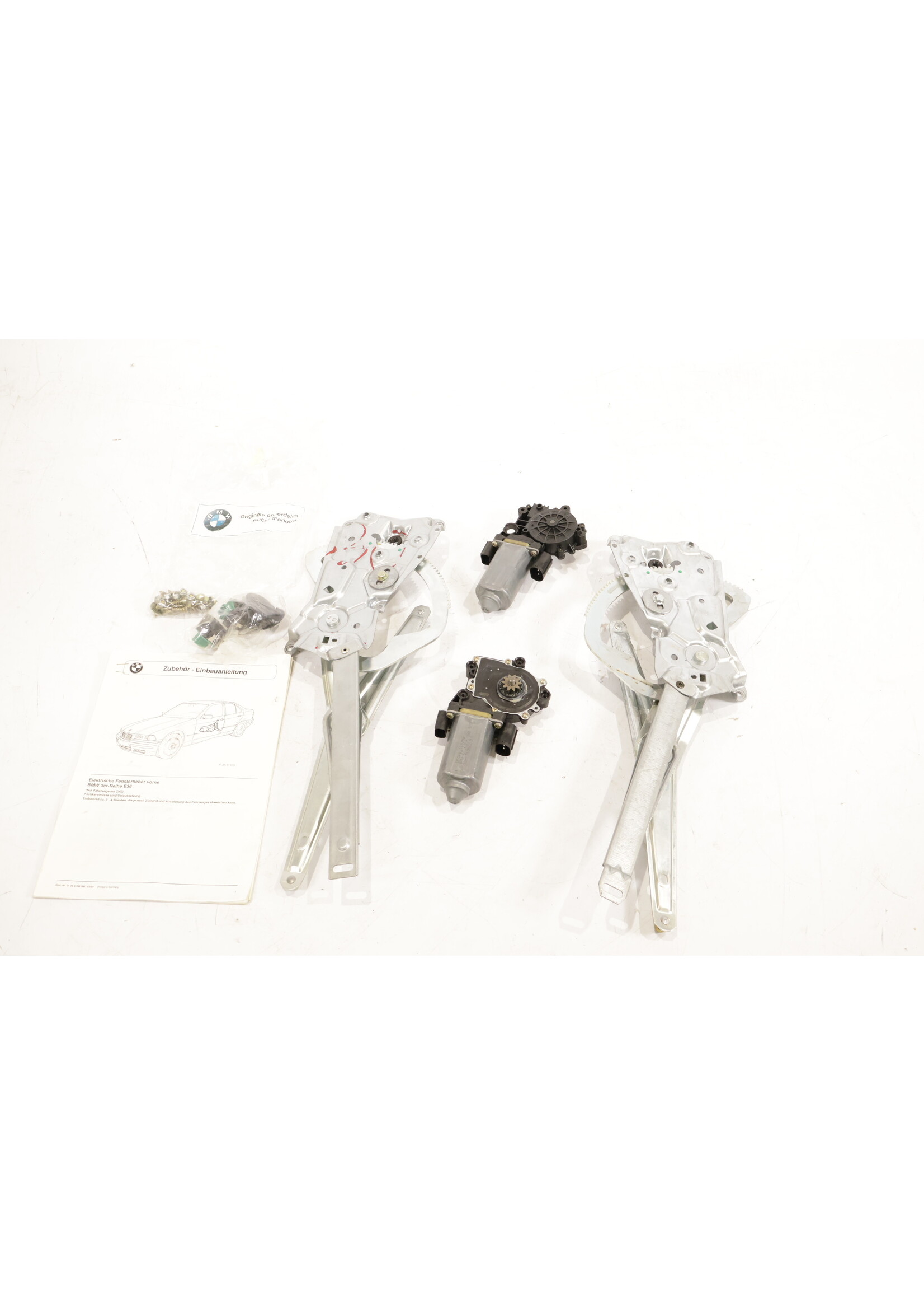 BMW BMW 3 Serie E36 OEM Elektrische ramen mechaniek set voorzijde NIEUW! 51329402713