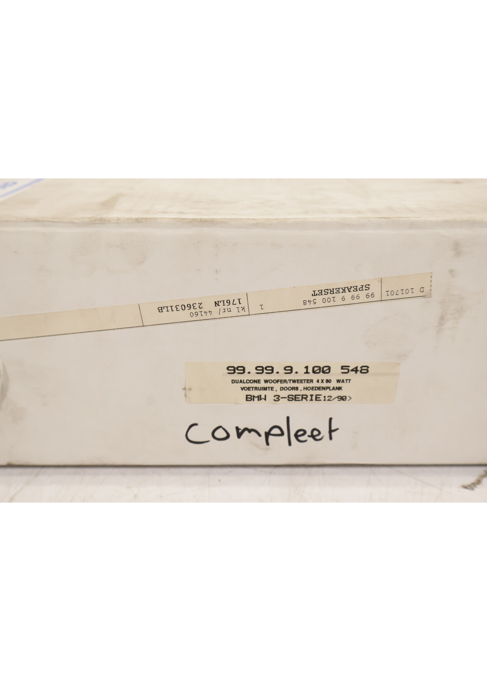 BMW BMW 3er E36 OEM Komplettes Lautsprecherset mit Hochtönern NEU! 99999100548