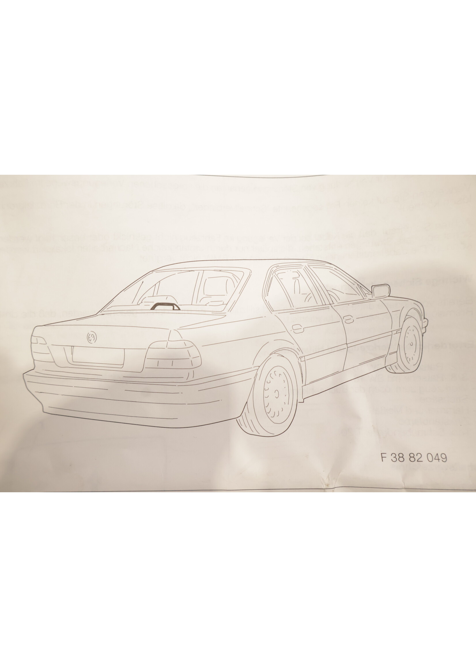 BMW BMW E38 7 Serie OEM Inbouw set 3e remlicht NIEUW! 63259405145 9405145