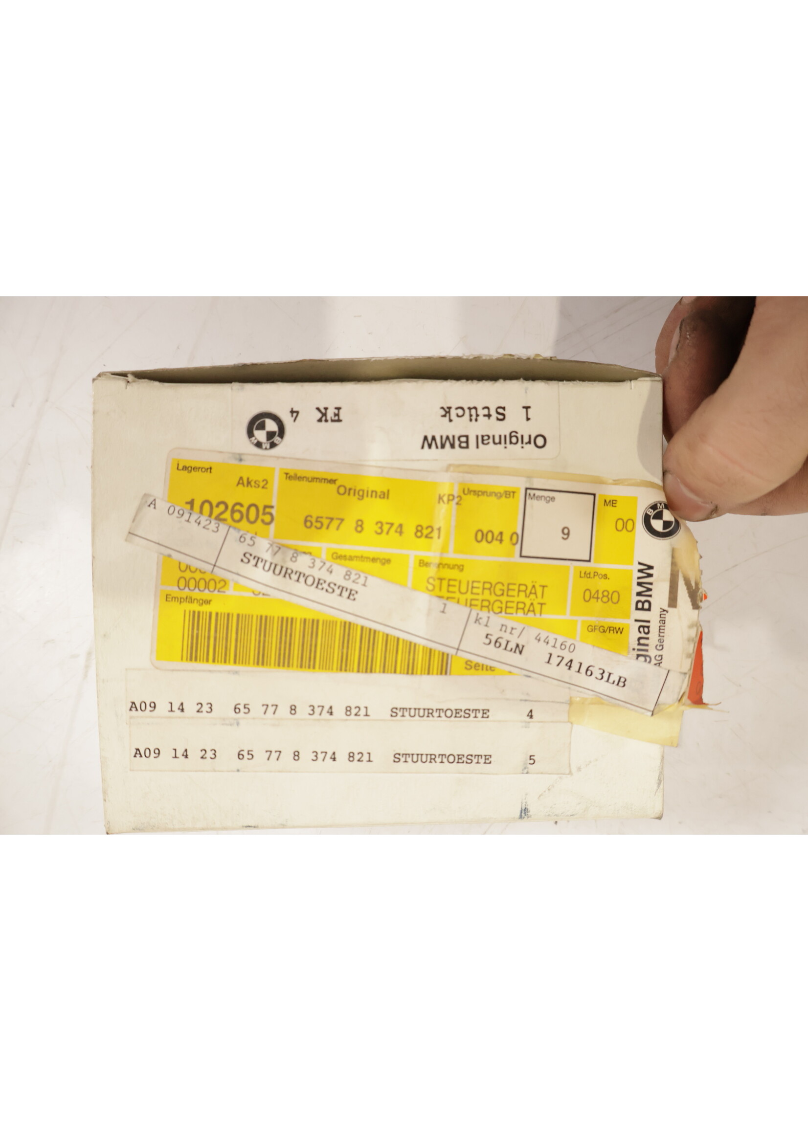 BMW BMW E34 E36 E39 E38 E31 OEM Airbagmodul NEU! 65778374821