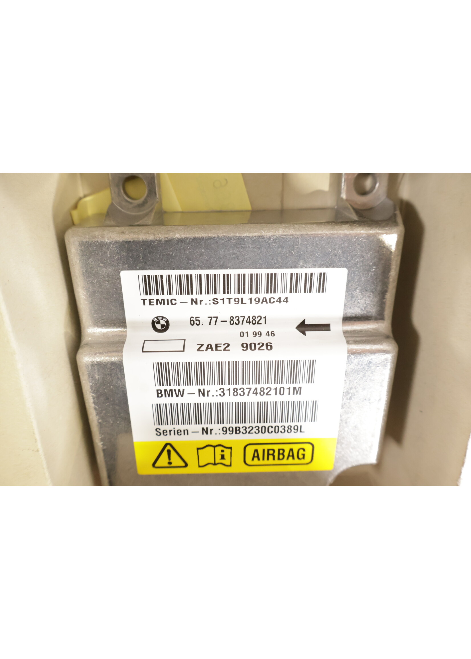 BMW BMW E34 E36  E39 E38 E31 OEM Airbag module NIEUW! 65778374821