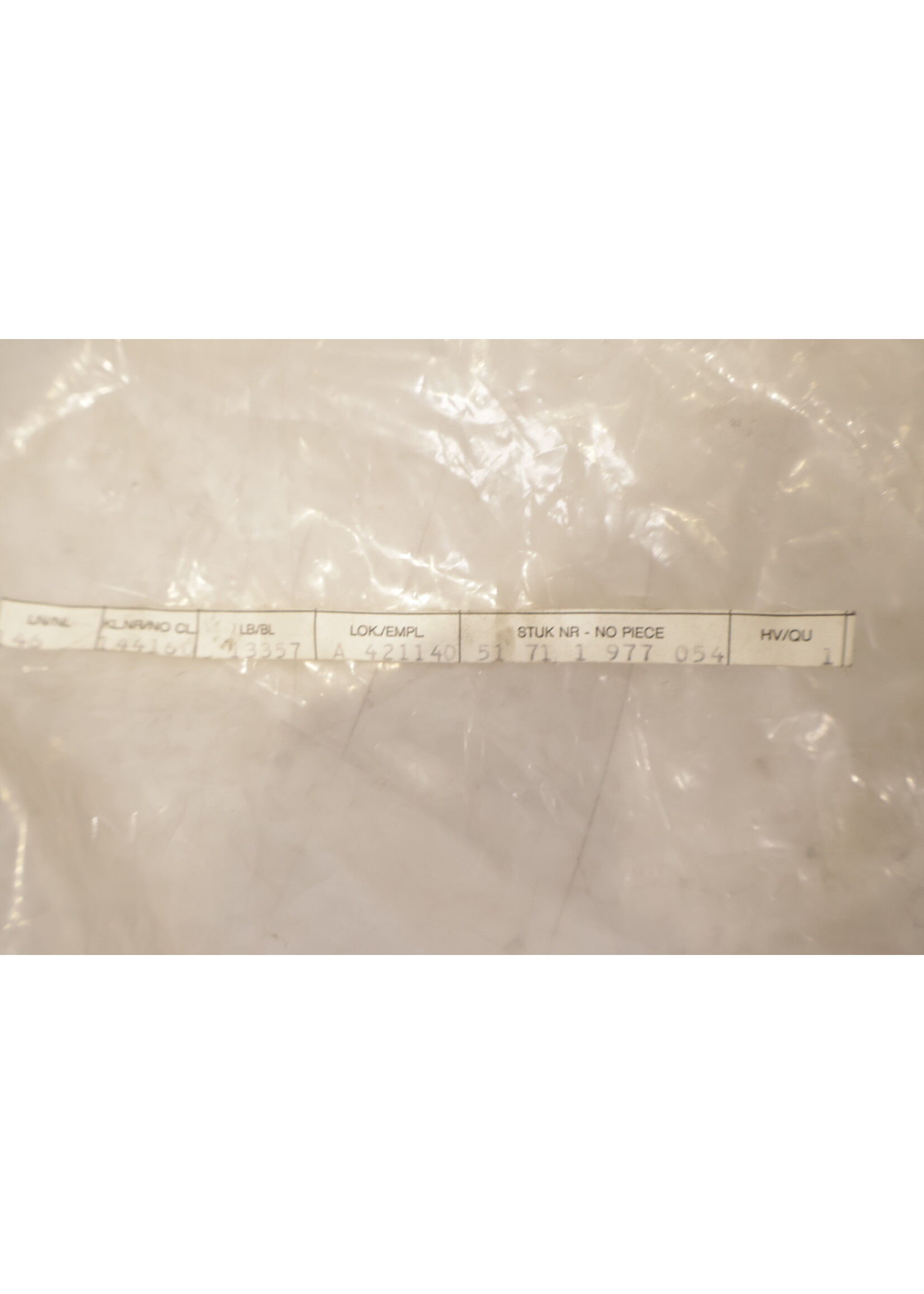 BMW BMW E12 5 Serie OEM Rubber dakframe rechts NIEUW! 51711977054 1977054