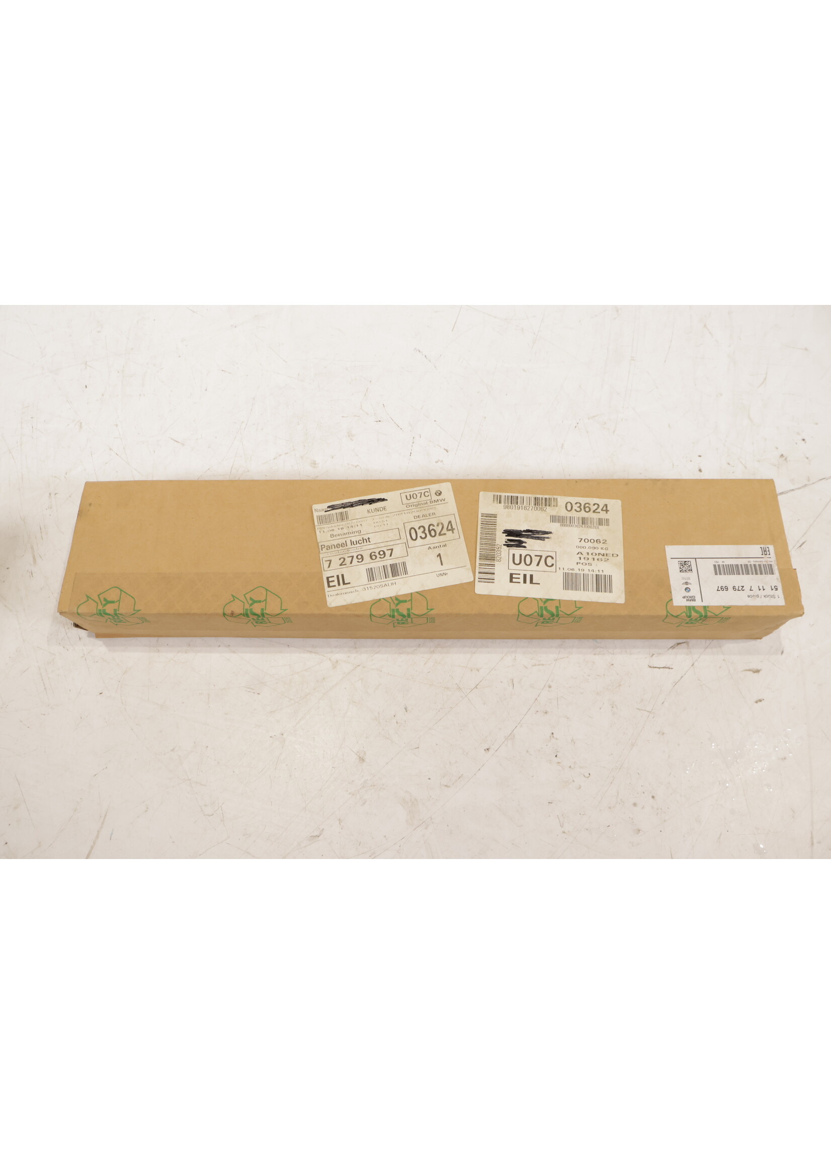 BMW BMW F30 F31 3er OEM Zierleiste Stoßstange links NEU! 51117279697 7279697