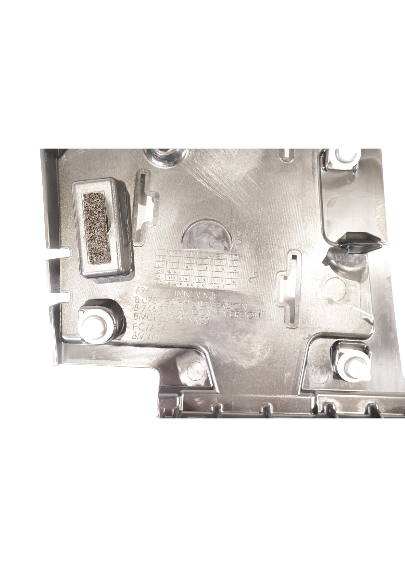 BMW BMW X6 M F96 Lufteinlass Kotflügel rechts Hochglanzschwarz NEU! 8746970 51138746970