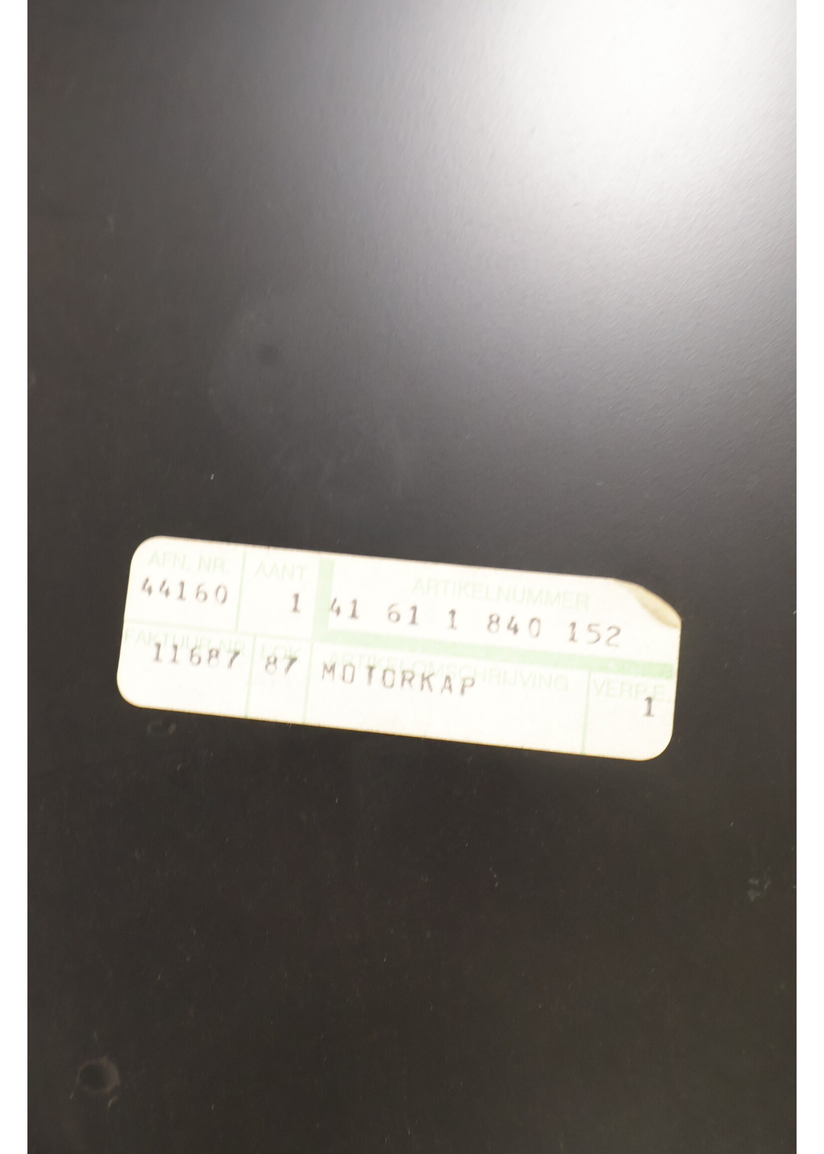 BMW BMW E12 5er OEM Motorhaube NEU! 41611840152 1840152