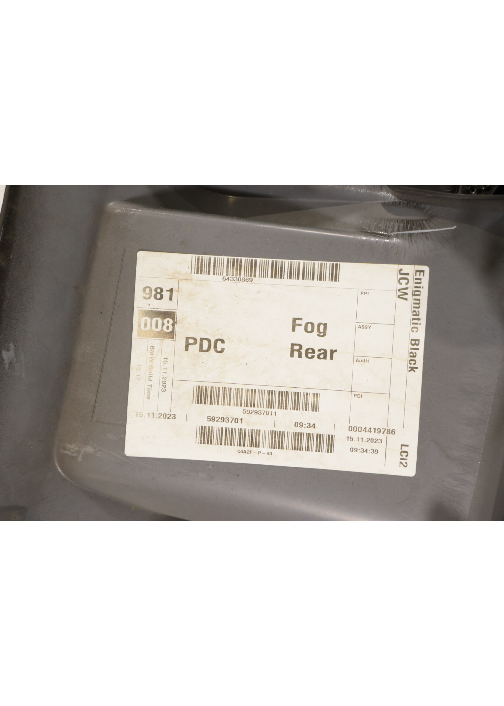 BMW MINI Cooper F56 LCI JCW Diffuser high-gloss black 9450836 114129