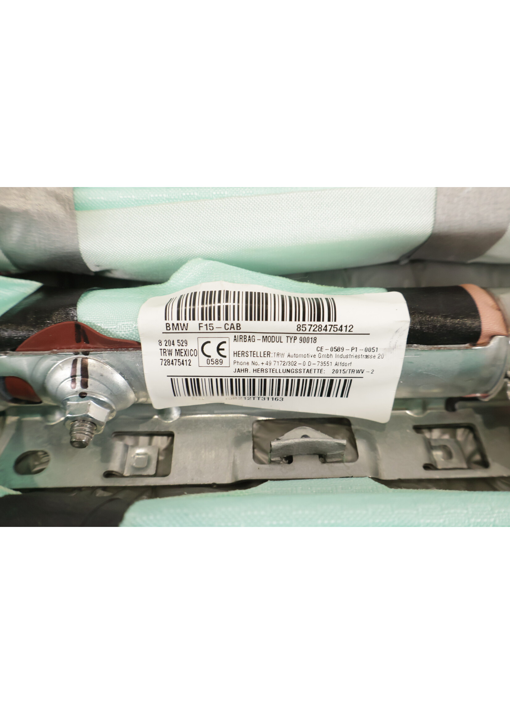 BMW BMW X5 F15 OEM Gordijn / hoofd / hemel airbag rechts NIEUW! 72127284754 7284754