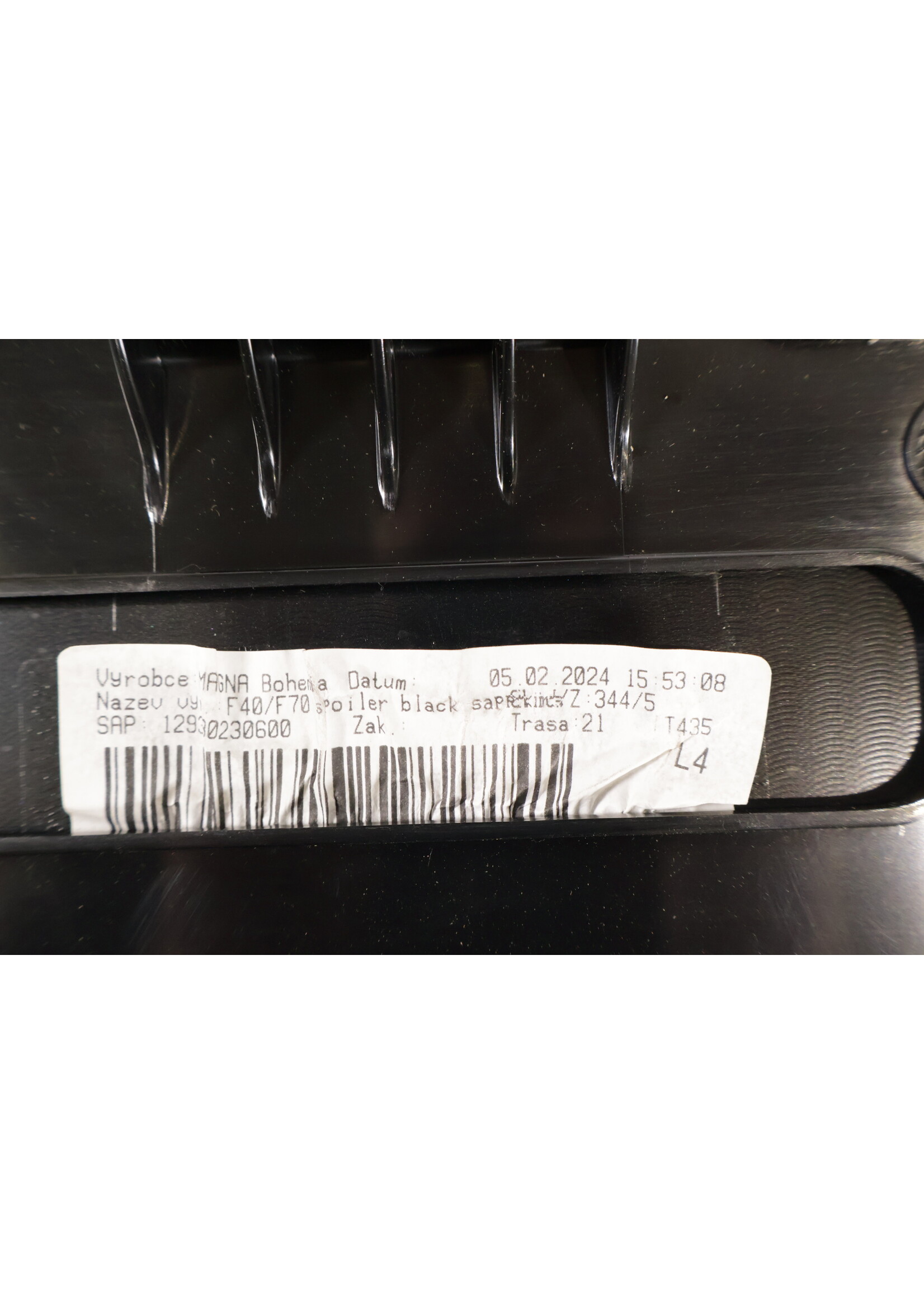 BMW BMW 1 Series F40 Tailgate spoiler black 51627456069 7456069