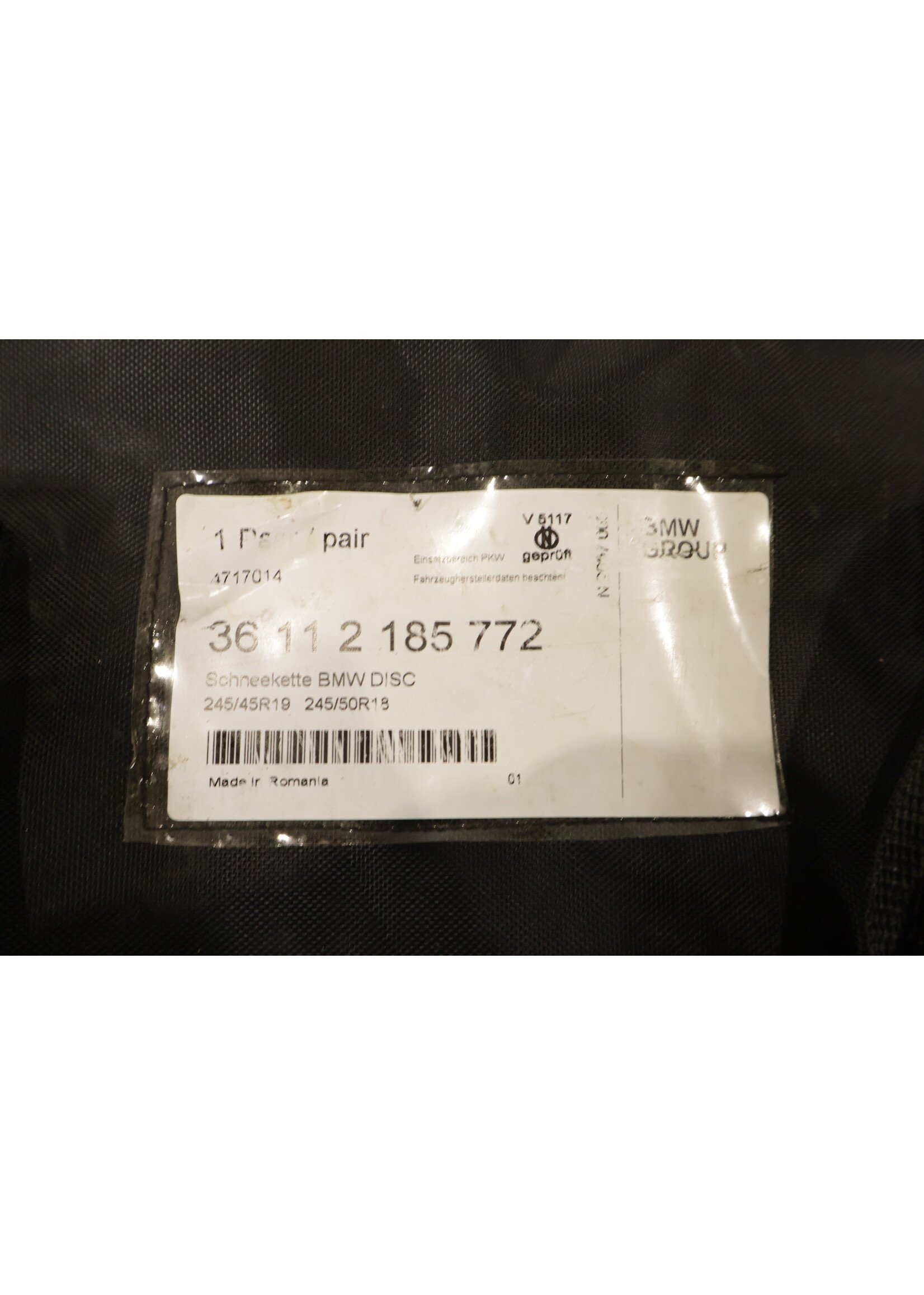 BMW BMW Diverse modellen 18'' 19''OEM Sneeuwketting set NIEUW! 36112185772 2185772