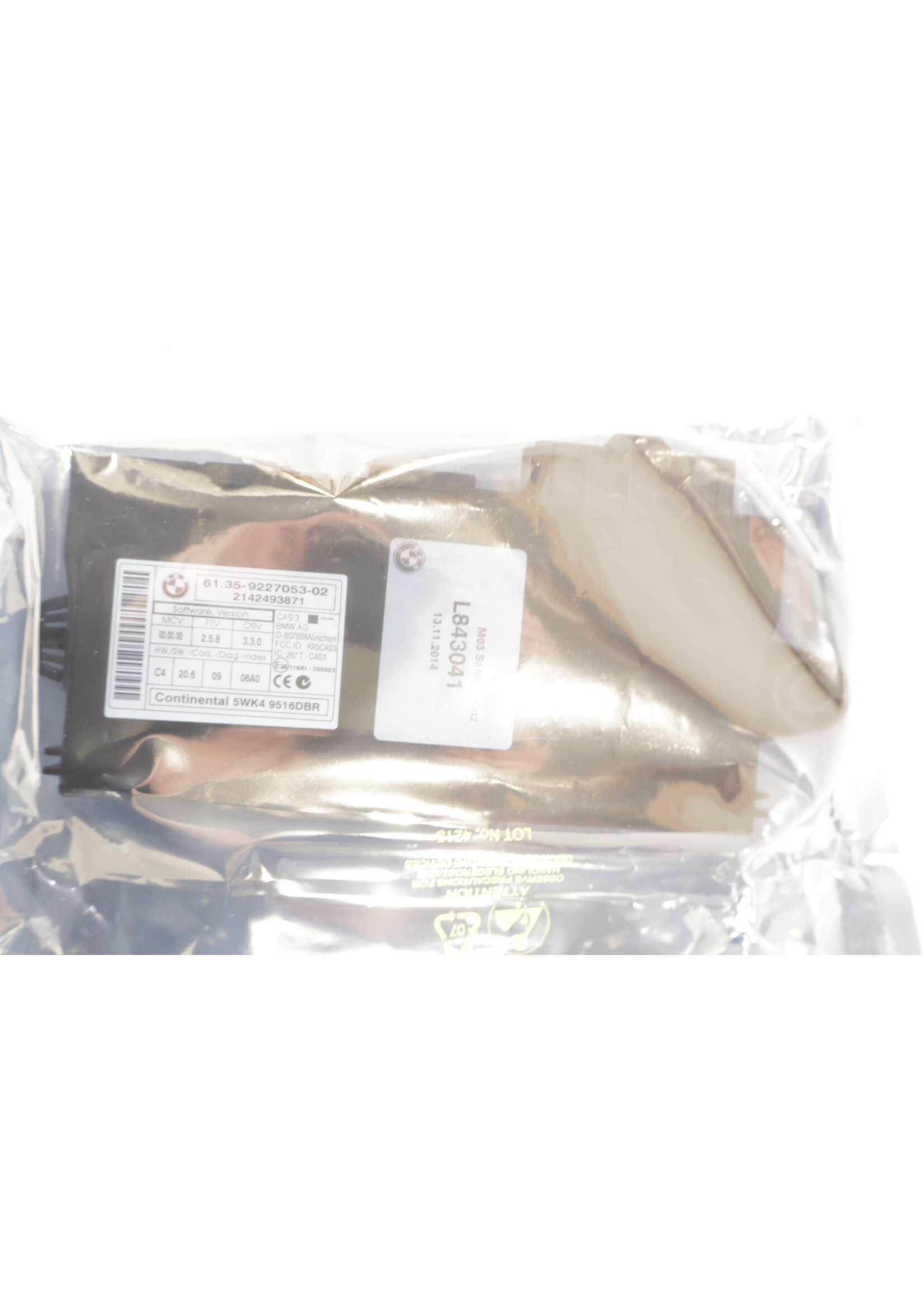 BMW BMW X5 X6 E70 E71 OEM Sleutels + slot + module set NIEUW! 51210036774 9227053