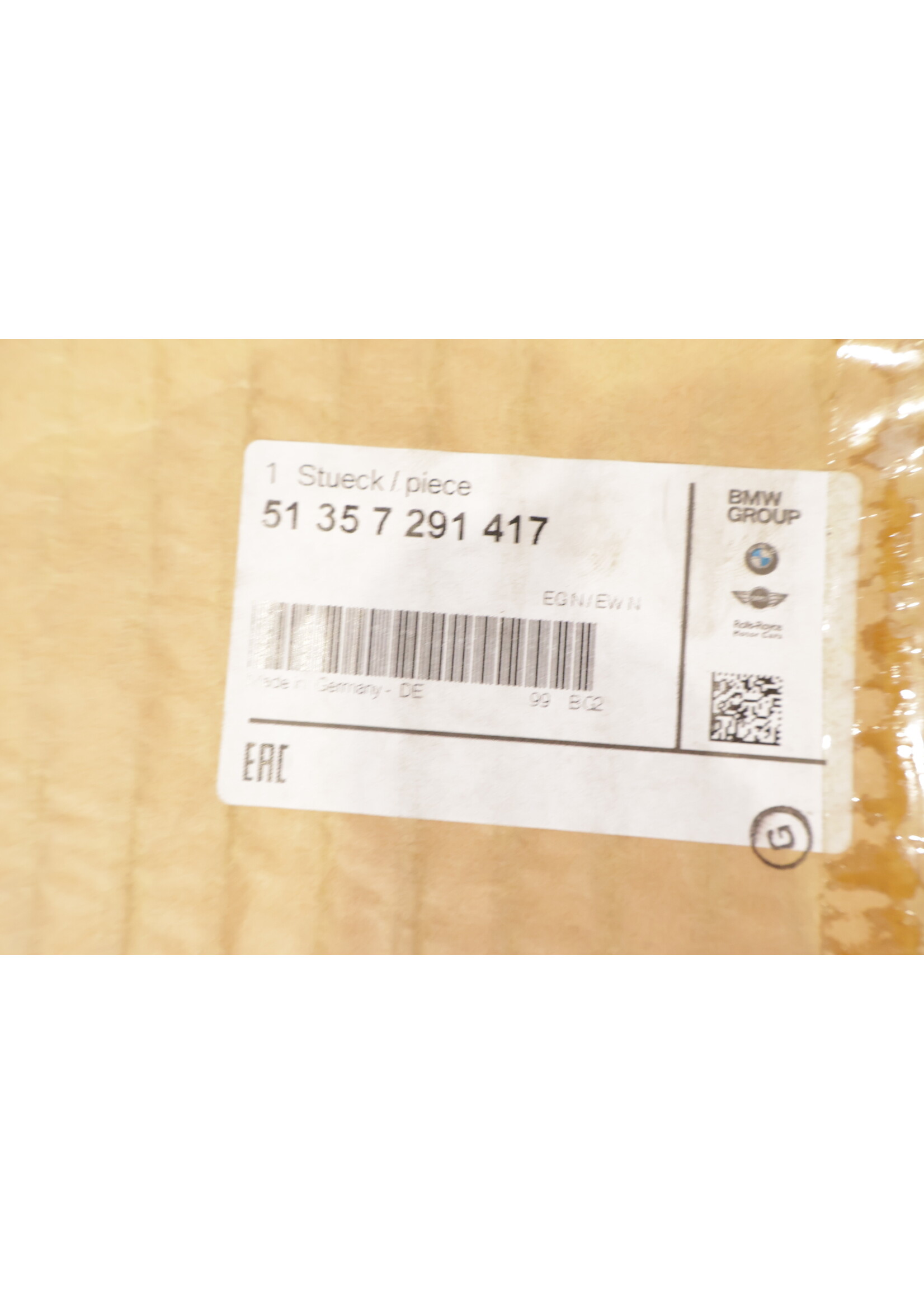 BMW BMW 3 Serie GT F34  F48 OEM Ruit deur / portier links achter NIEUW! 51357291417