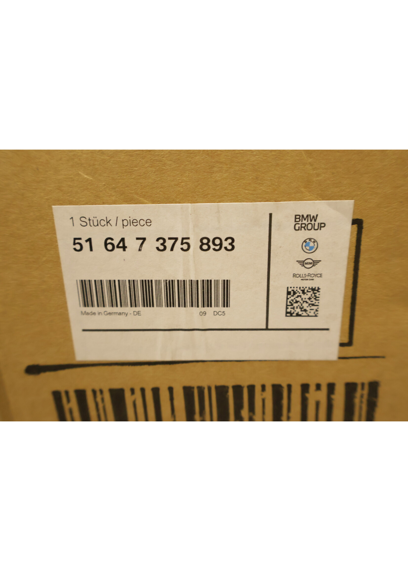 BMW BMW I3 I01 OEM Seitenteil / Kotflügel links vorne NEU! 51647375893 7375893