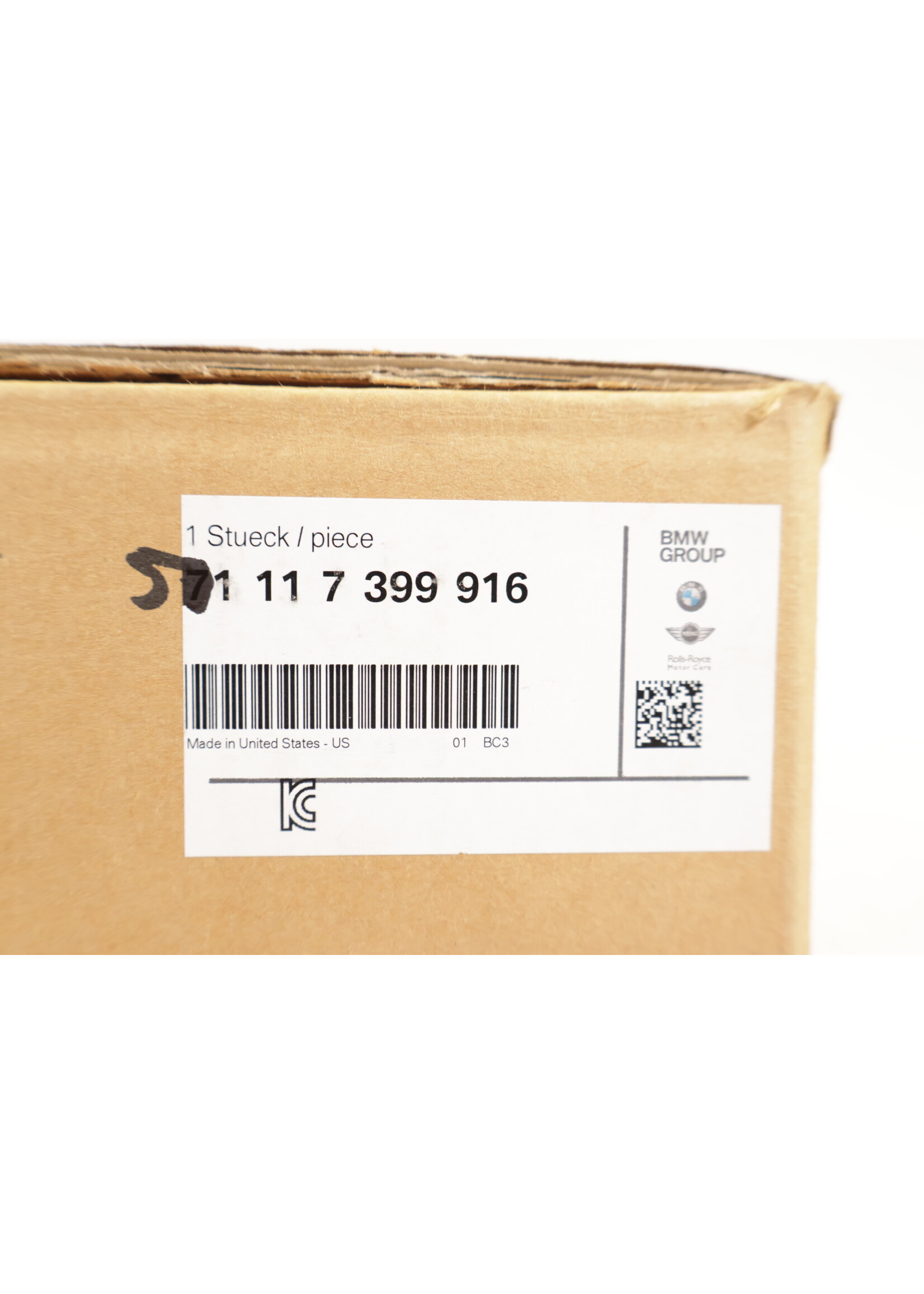 BMW  BMW X3 G01 X4 G02 Stoßstangen Crashverstärkung vorne rechts 51117399916 7399916