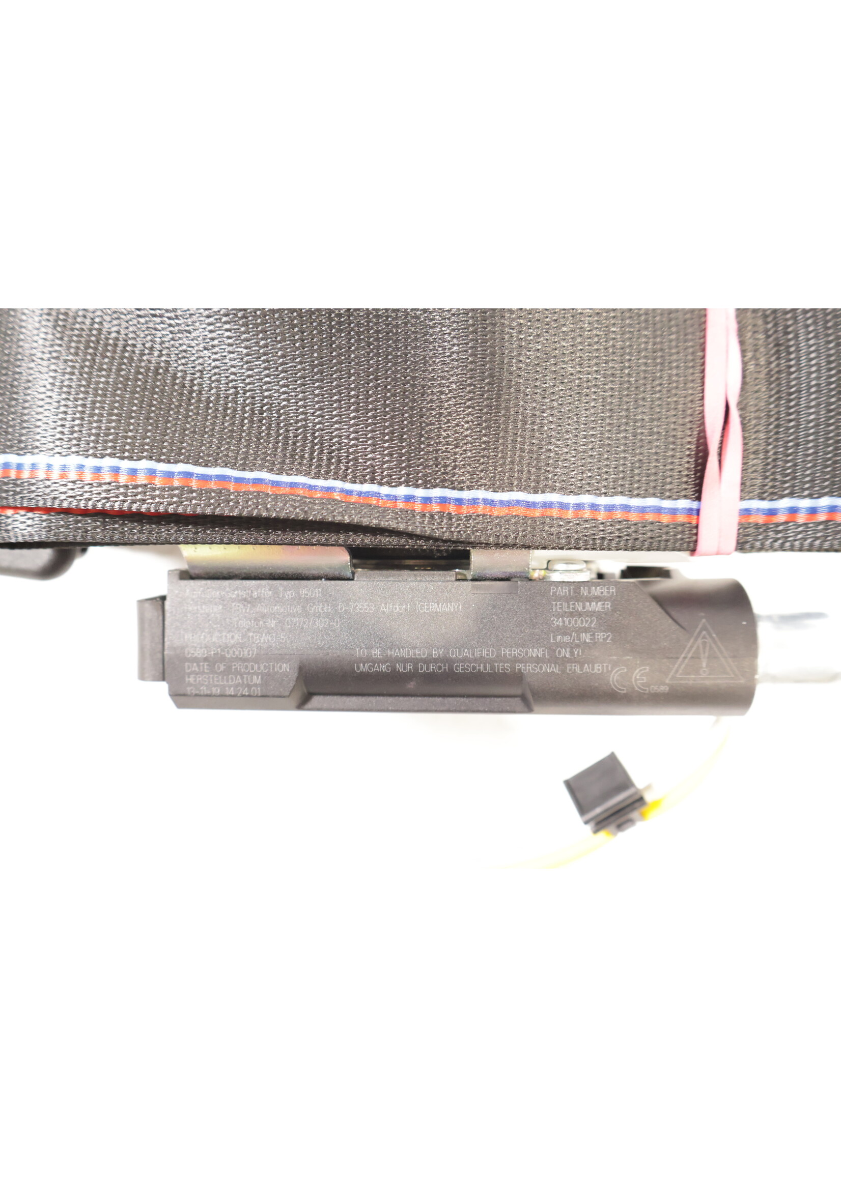 BMW  BMW F32 F33 F82 F83 4 Series OEM Belt with M stitching on the left front NEW! 72118076215