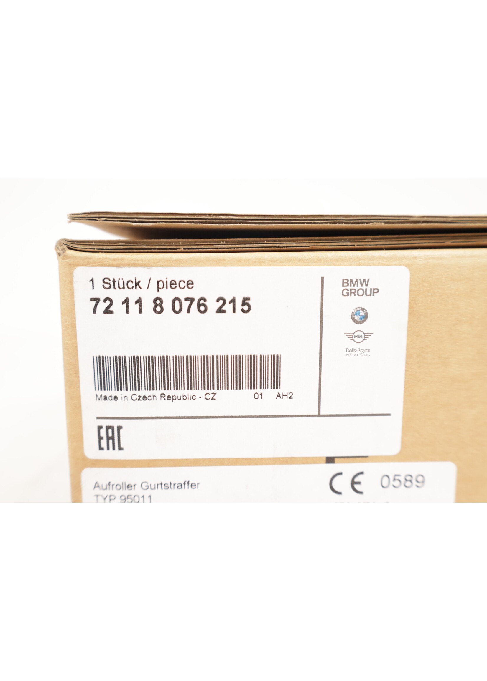 BMW BMW F32 F33 F82 F83 4 Serie OEM Gordel met M stiksel links voor NIEUW! 72118076215