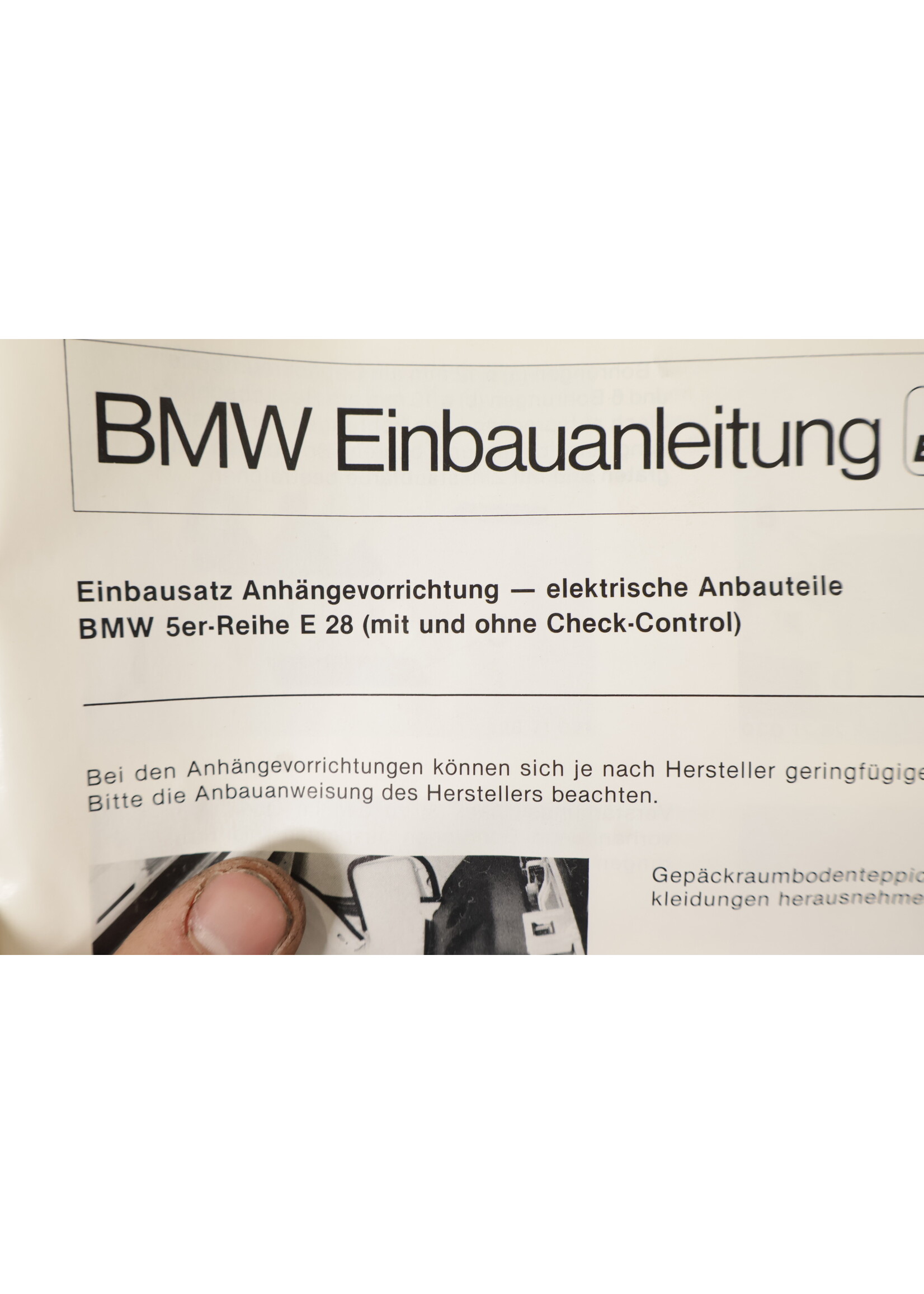 BMW BMW E28 5 Serie OEM Trekhaak kabelset NIEUW! 71601376303