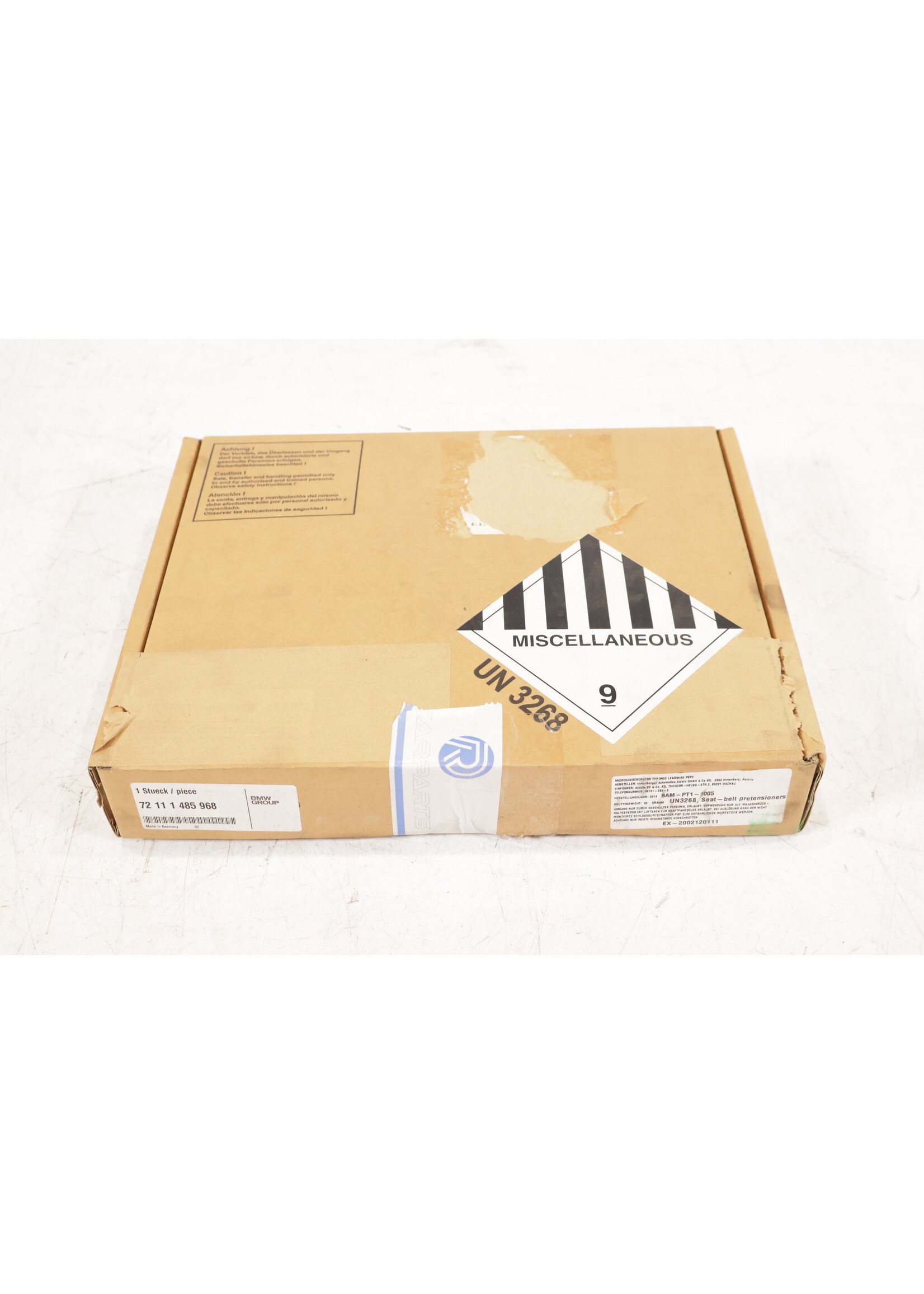 BMW  MINI Cooper R50 R52 R53 OEM Seatbelt holder front left NEW! 72111485968