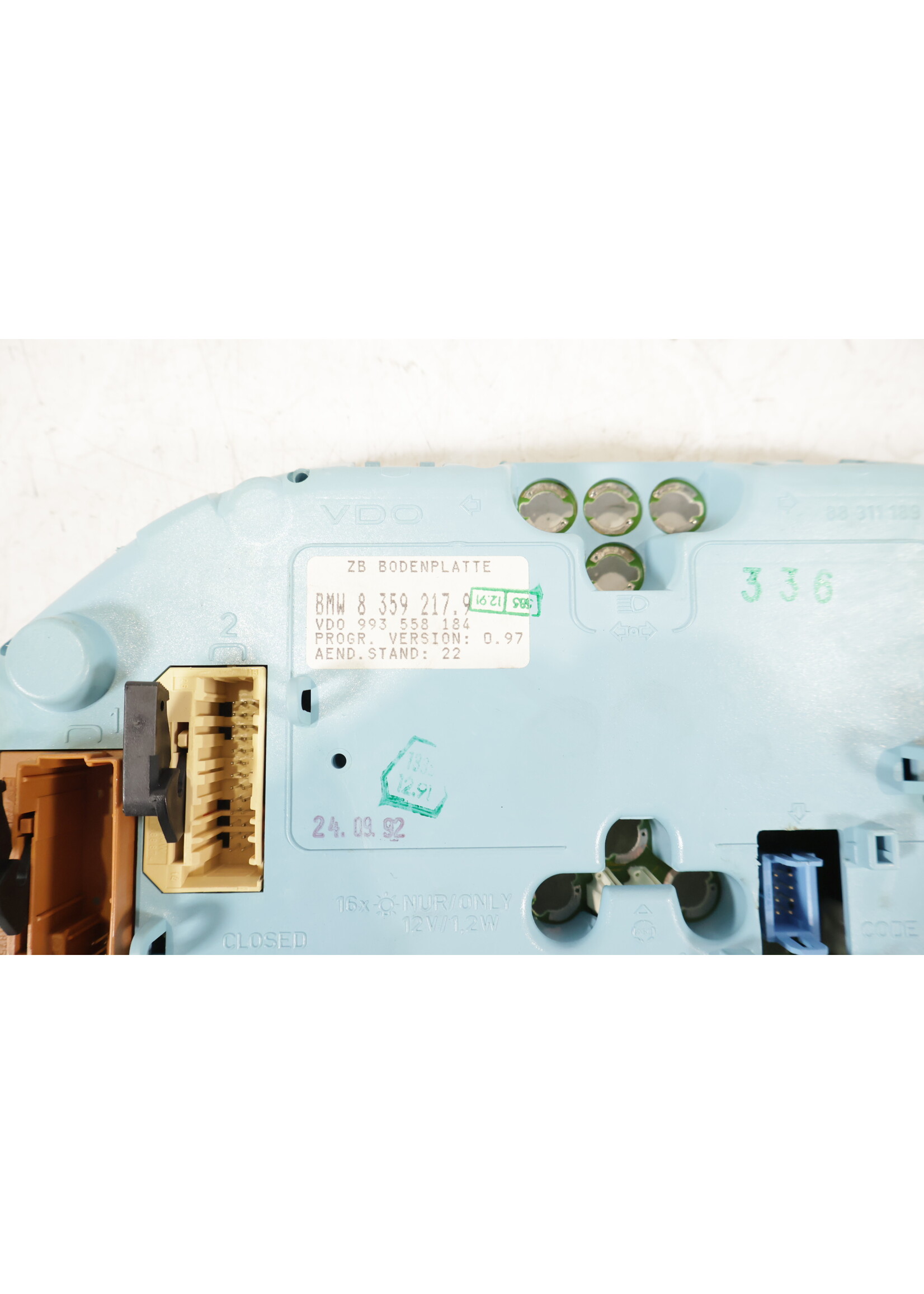 BMW BMW 5 + 7 Serie E32 E34 OEM Kilometerteller / instrument cluster NIEUW! 62118359217