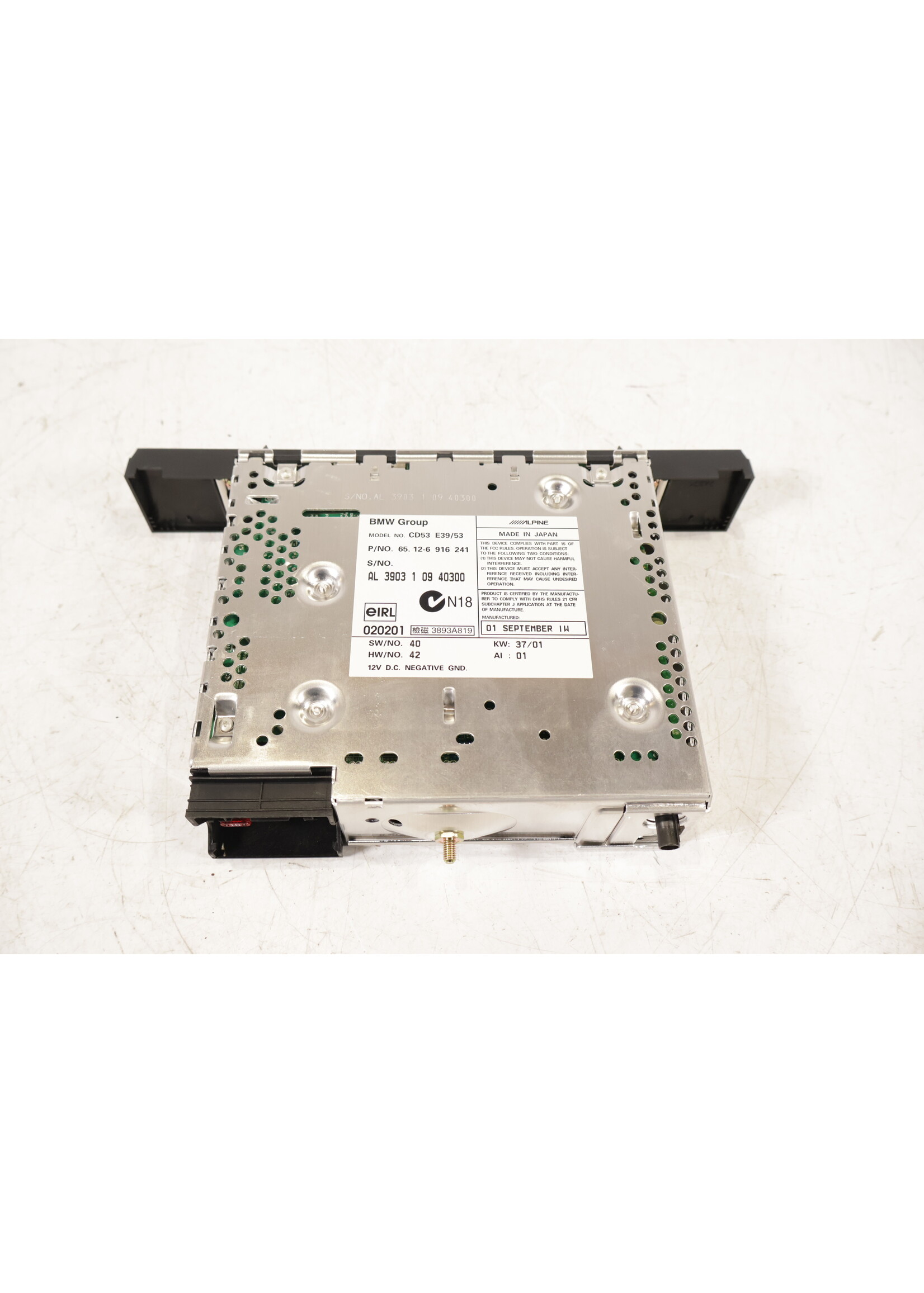 BMW BMW 5 Serie E49 & X5 E53 OEM Business radio CD speler NIEUW! 65126916241 65126916242